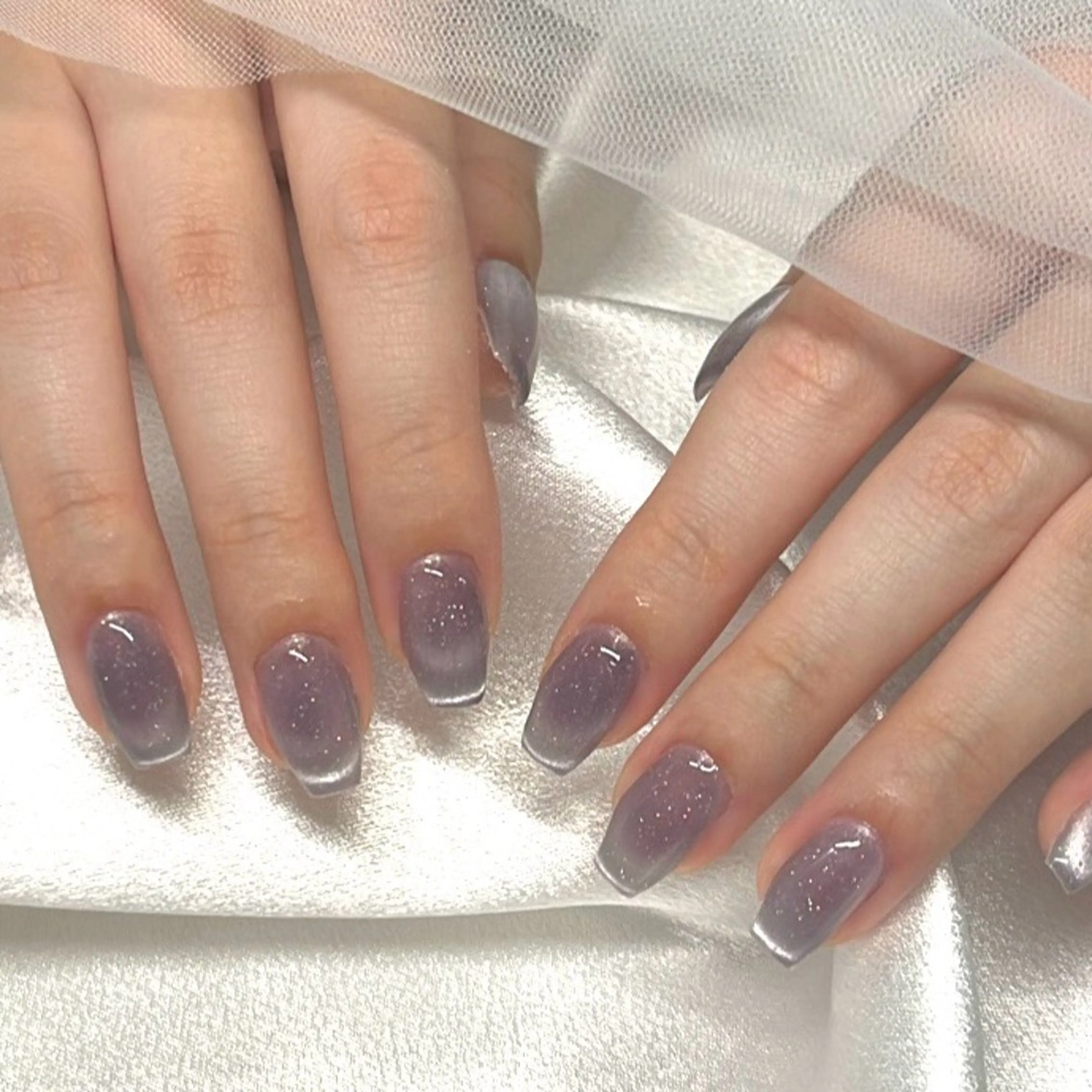 【大人気のうるマグ♪】最新のマグネット/フラッシュネイル≪オフケア込≫¥7000→¥5500の写真