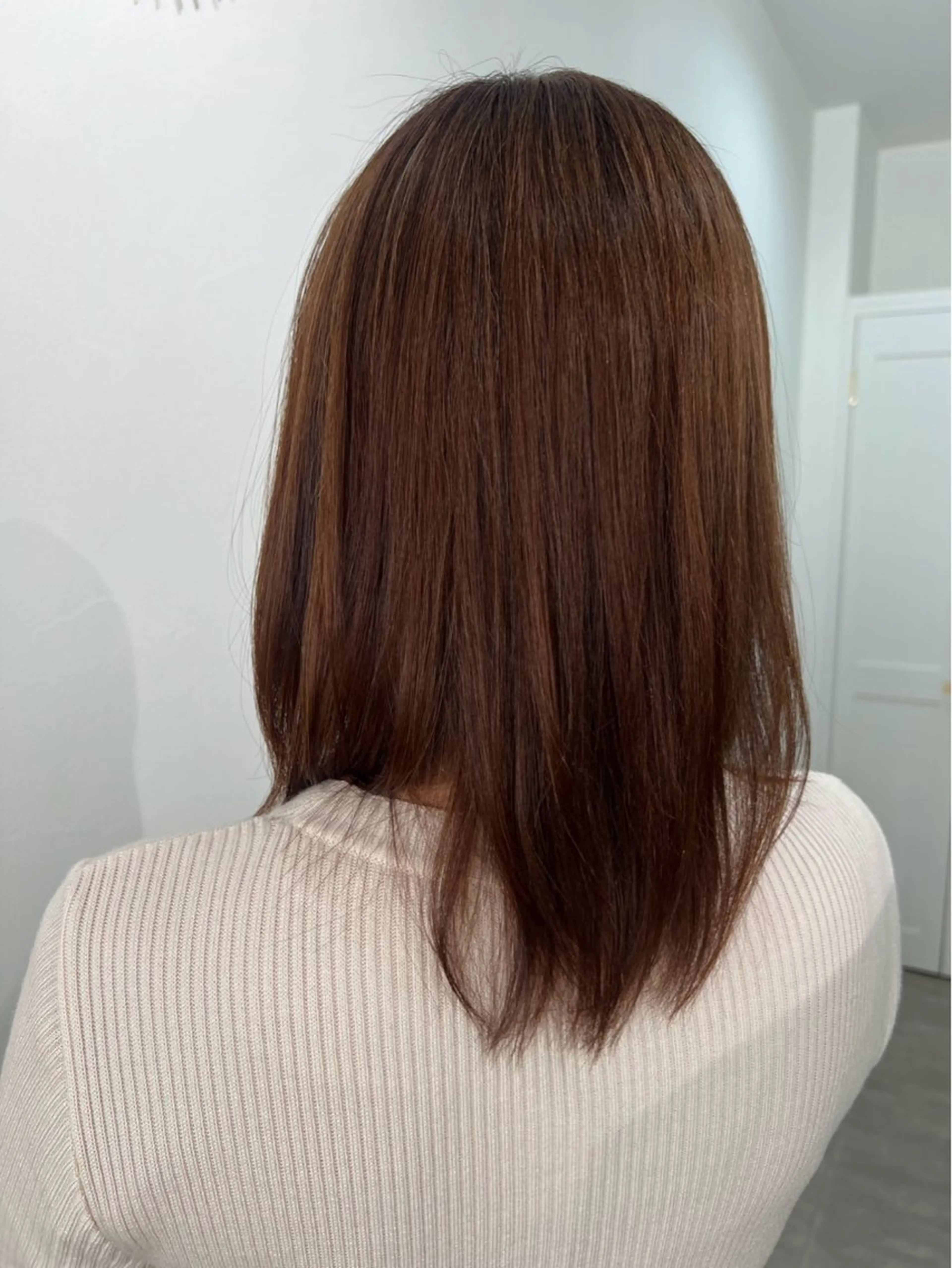 ミディアム ヘアカラー ビューティーサロンはんしん所属・hanshin ✨きずなのヘアスタイル