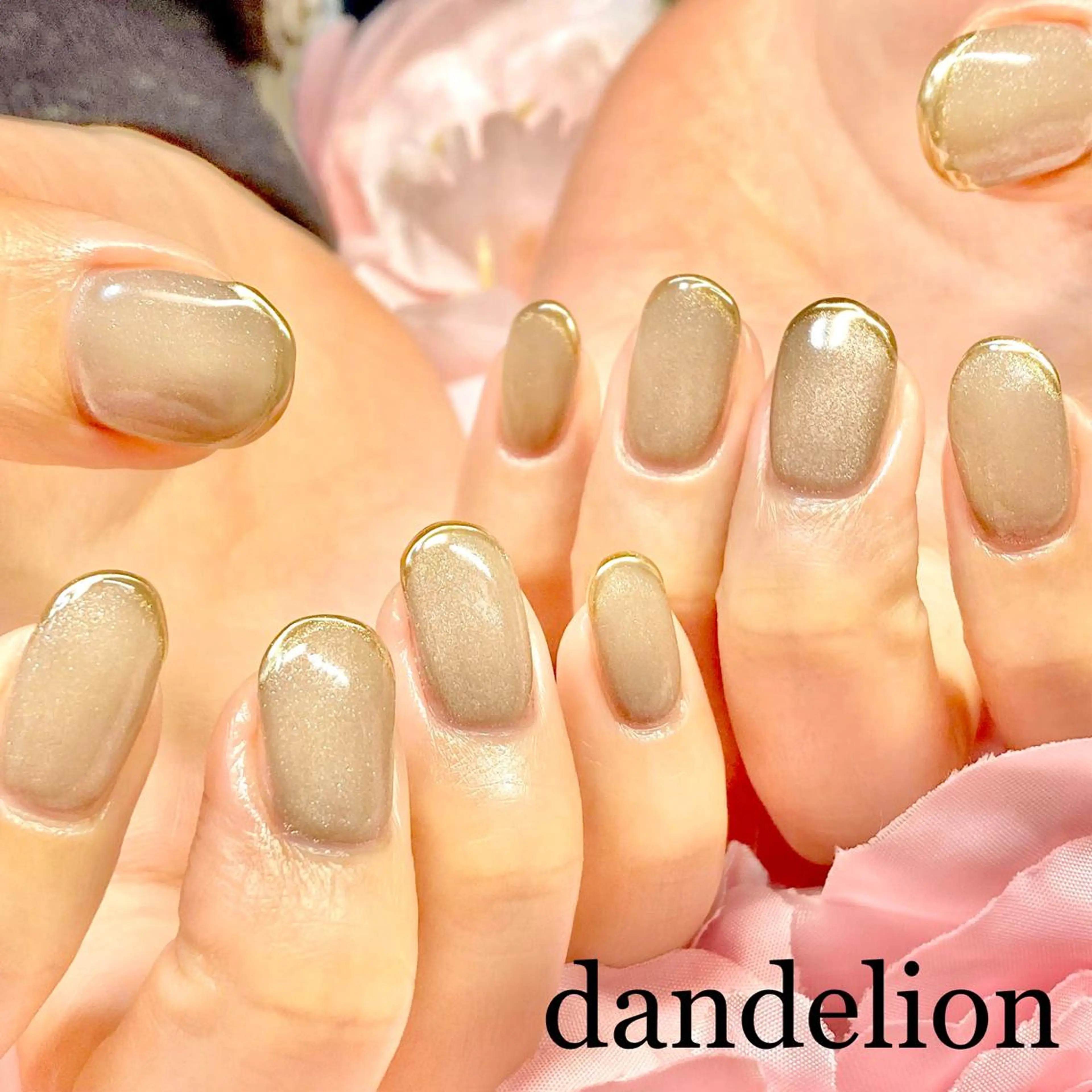 ネイル ハンドネイル ハンドケア dandelion ダンデライオンのネイルデザイン