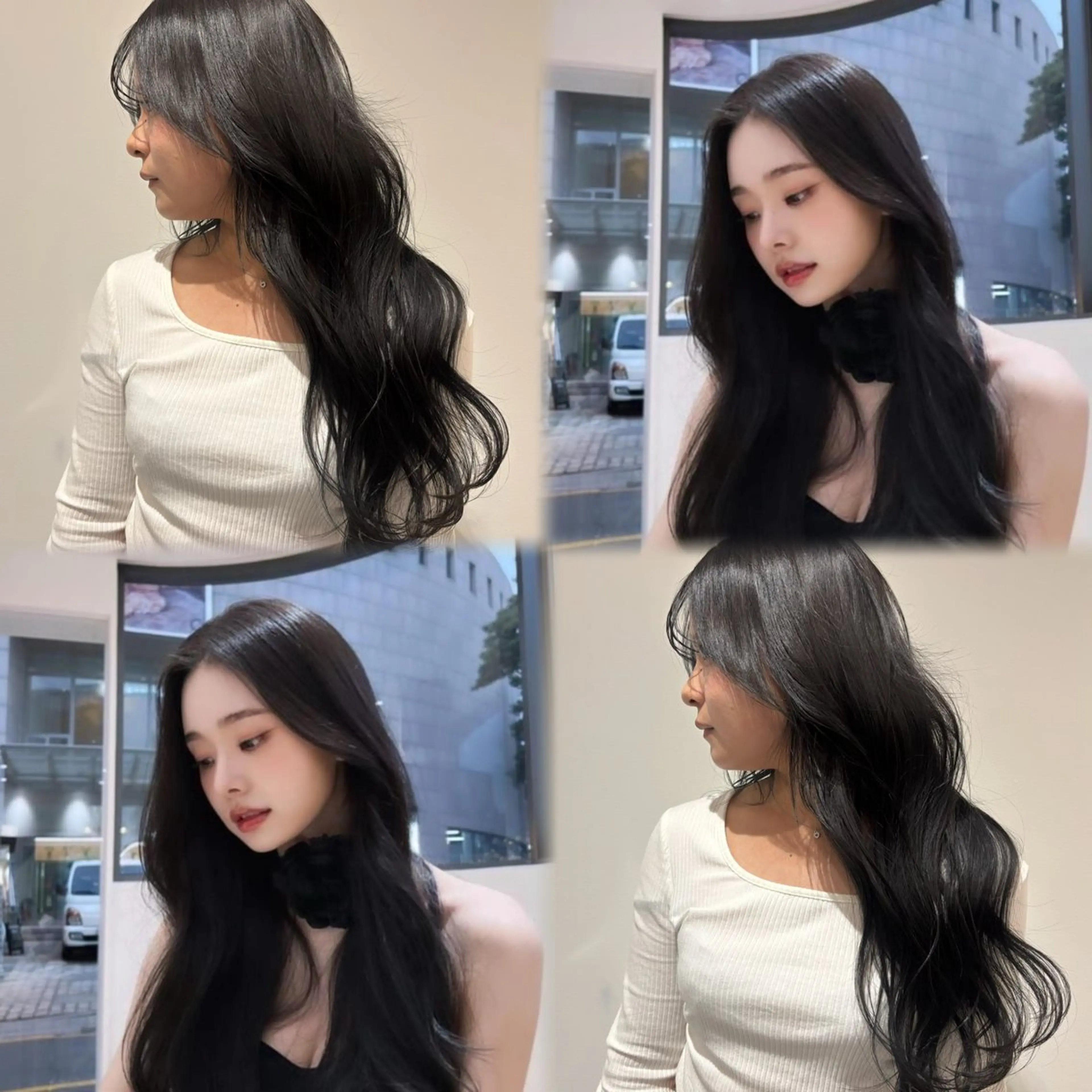 ロング カラー ベージュカラー ブリーチ ブラウンカラー ケアブリーチ カシス ヘアカラー トリートメント レイヤー/ボブモデル 募集中🕊️正源のヘアスタイル