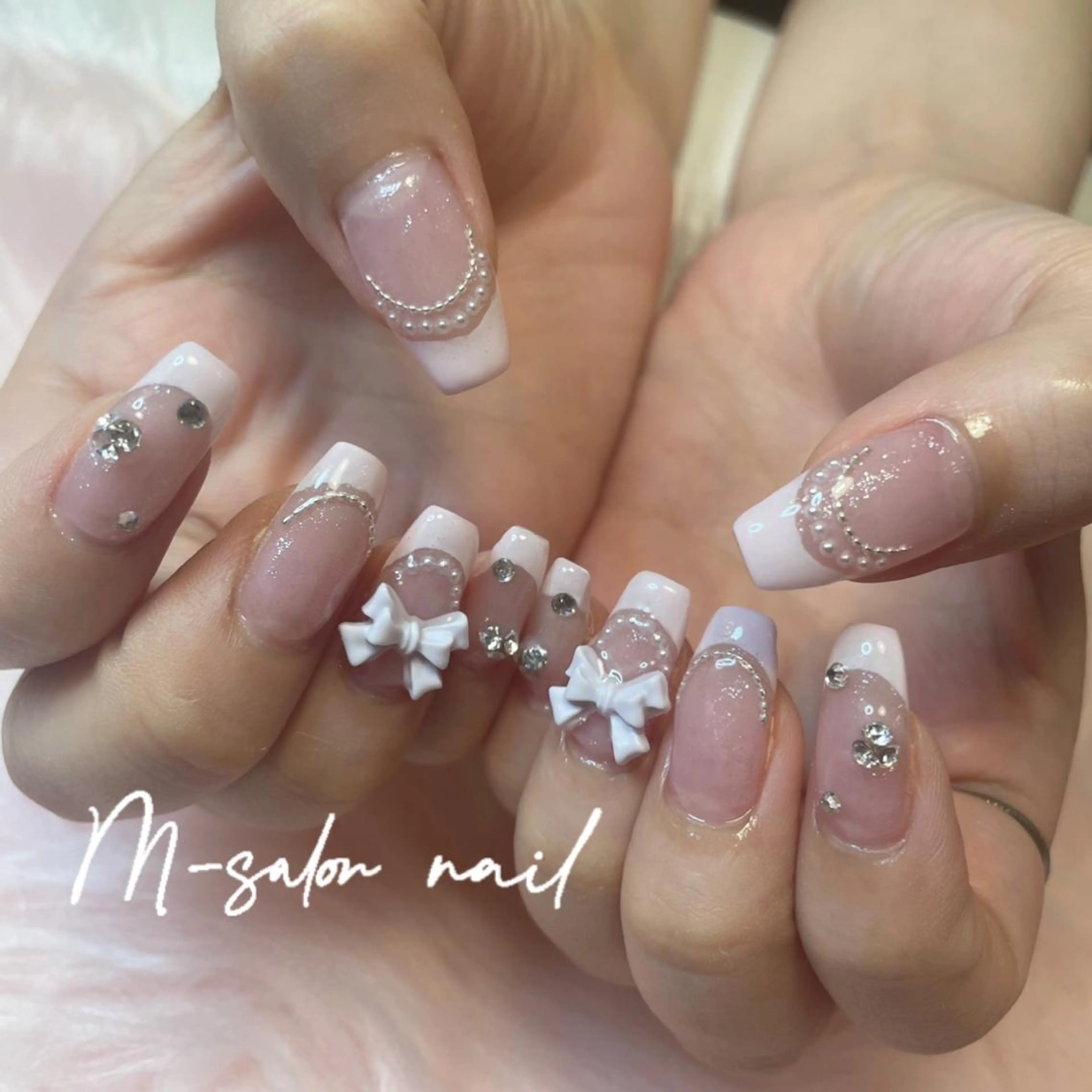 ネイル ハンドネイル 韓国/網紅/パーツ M-salonのネイルデザイン