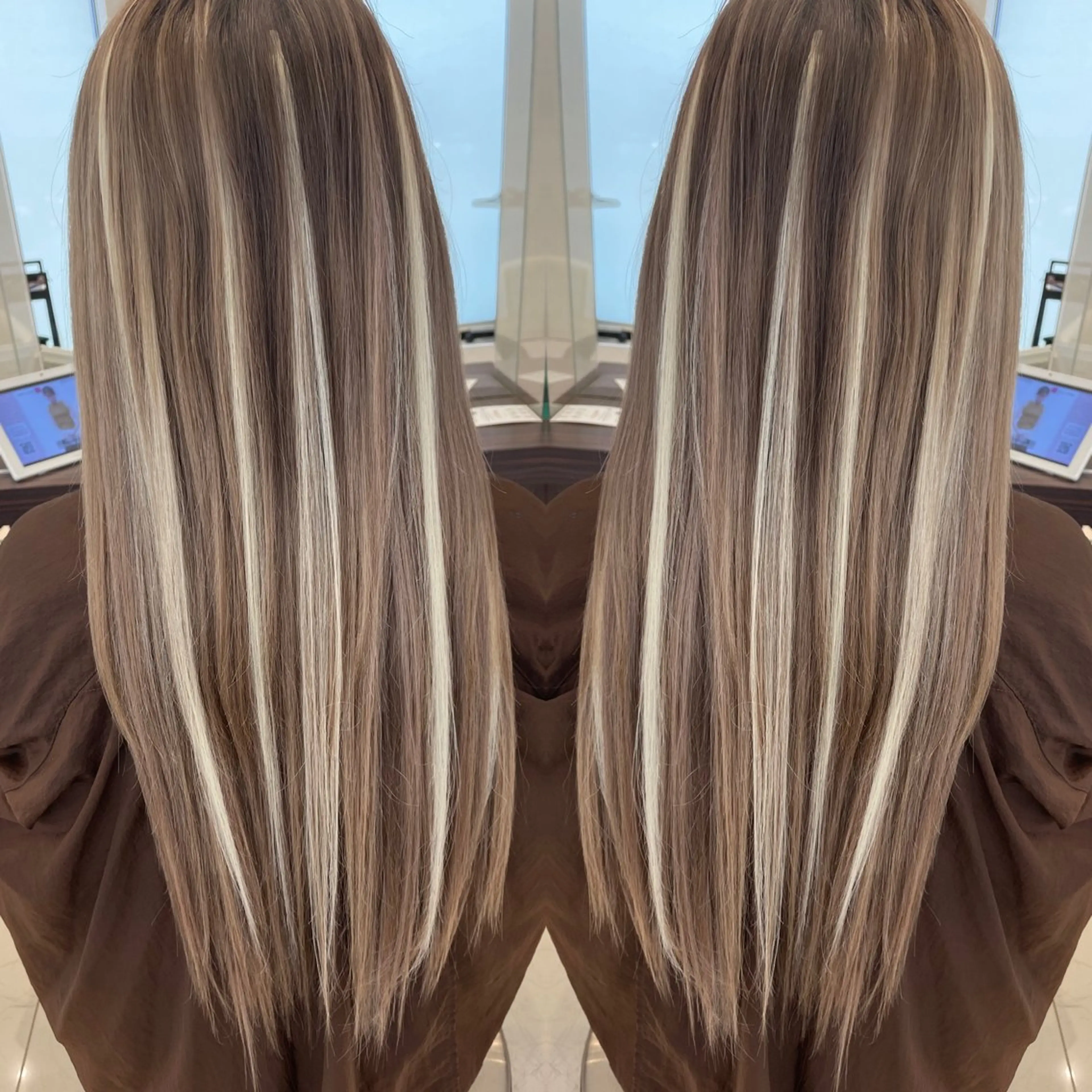 ロング 西川 夕奈のヘアスタイル