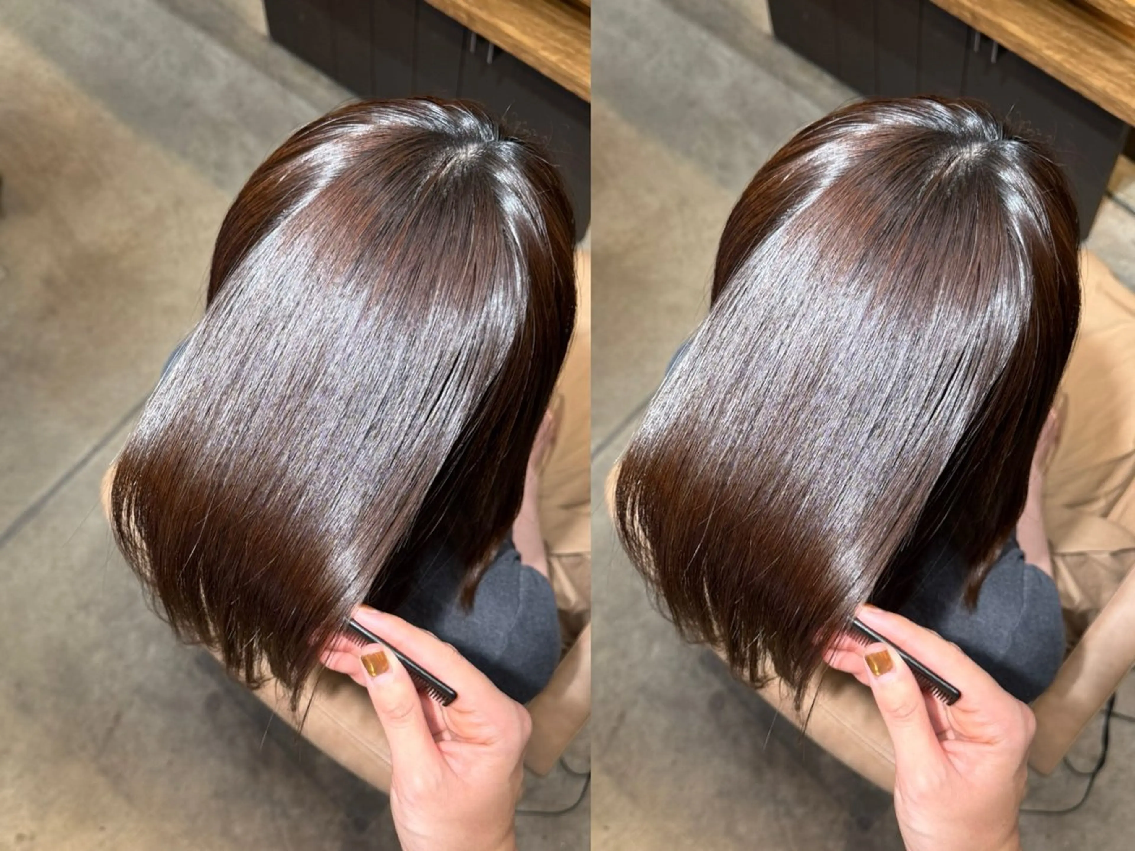 カット 縮毛矯正 トリートメント 似合わせ松本 容政のヘアスタイル