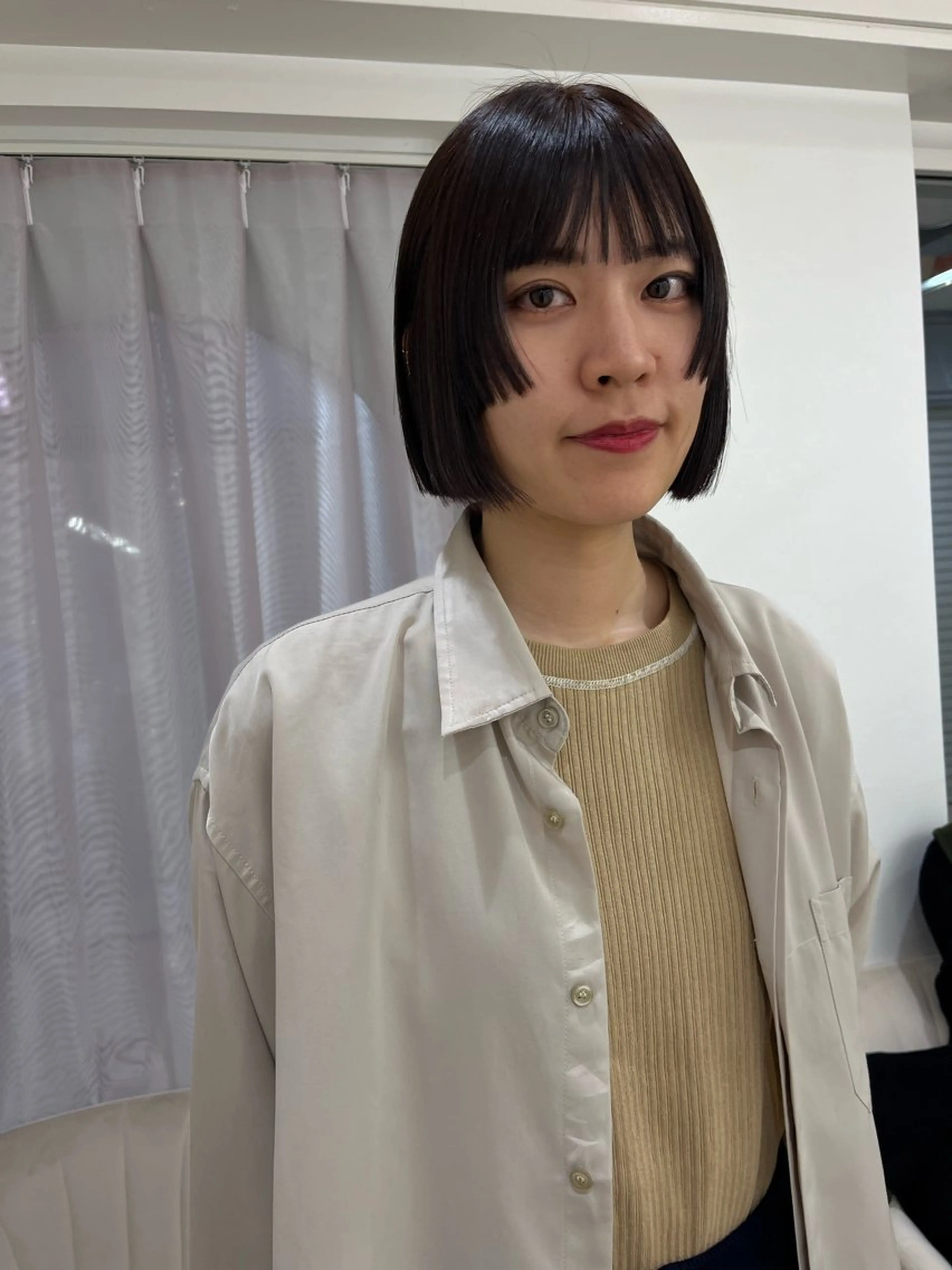 ショート カラー カット ヘアカラー トリートメント 松村 澪里のヘアスタイル