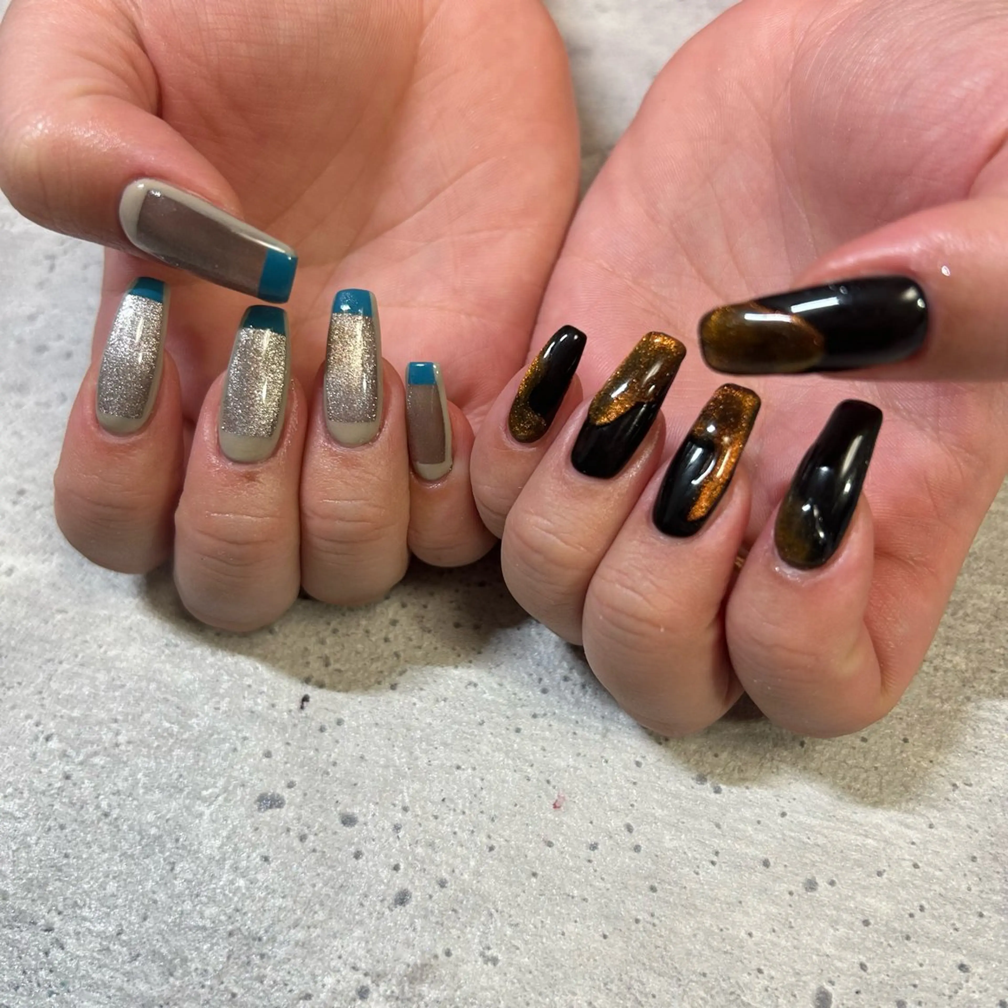 キッズ ネイル マグネットネイル ハンドネイル ハンドケア 今福鶴見ネイル 8(ｴｲﾄ)のネイルデザイン