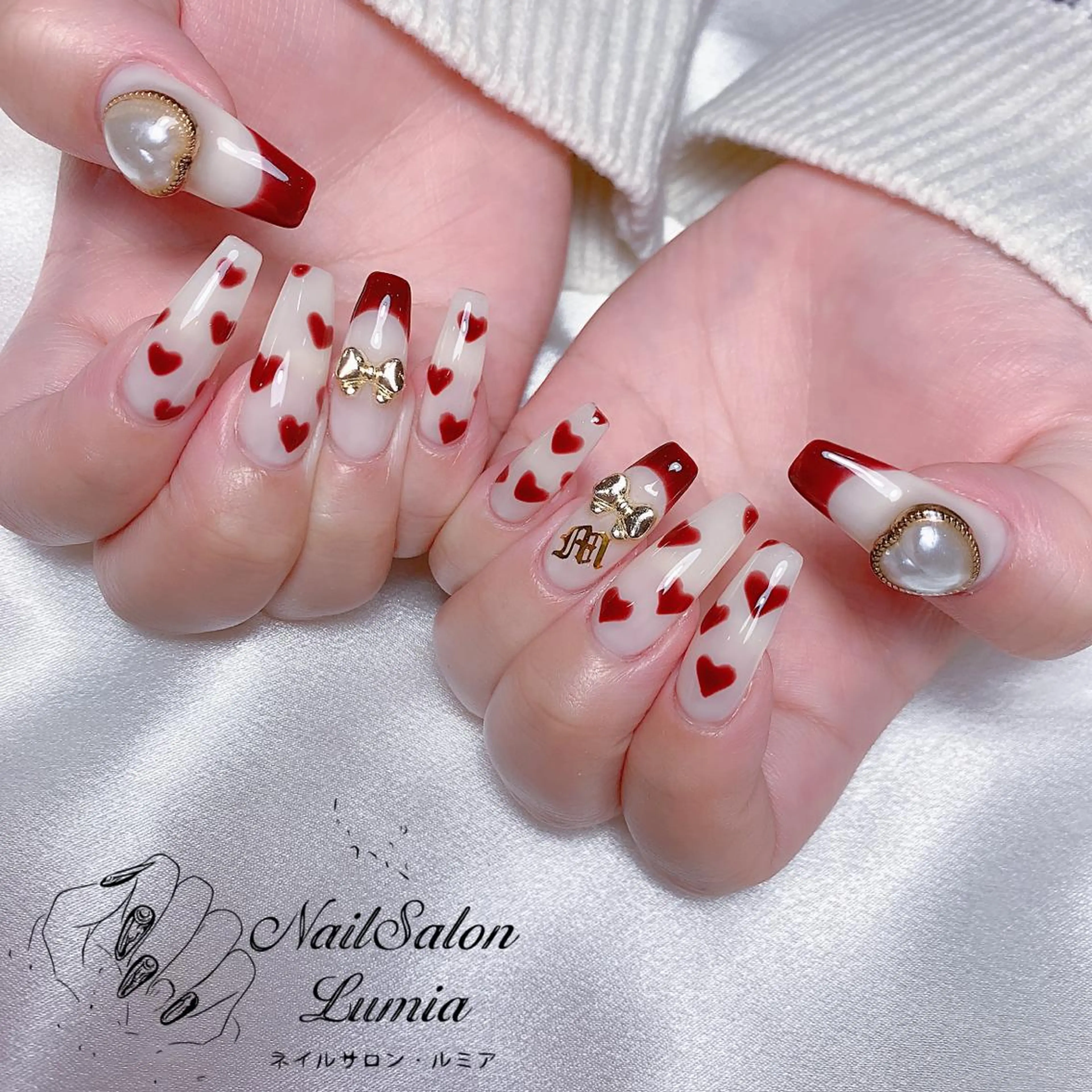 ネイル ハンドネイル ネイルサロン ルミア Lumia 店長のネイルデザイン