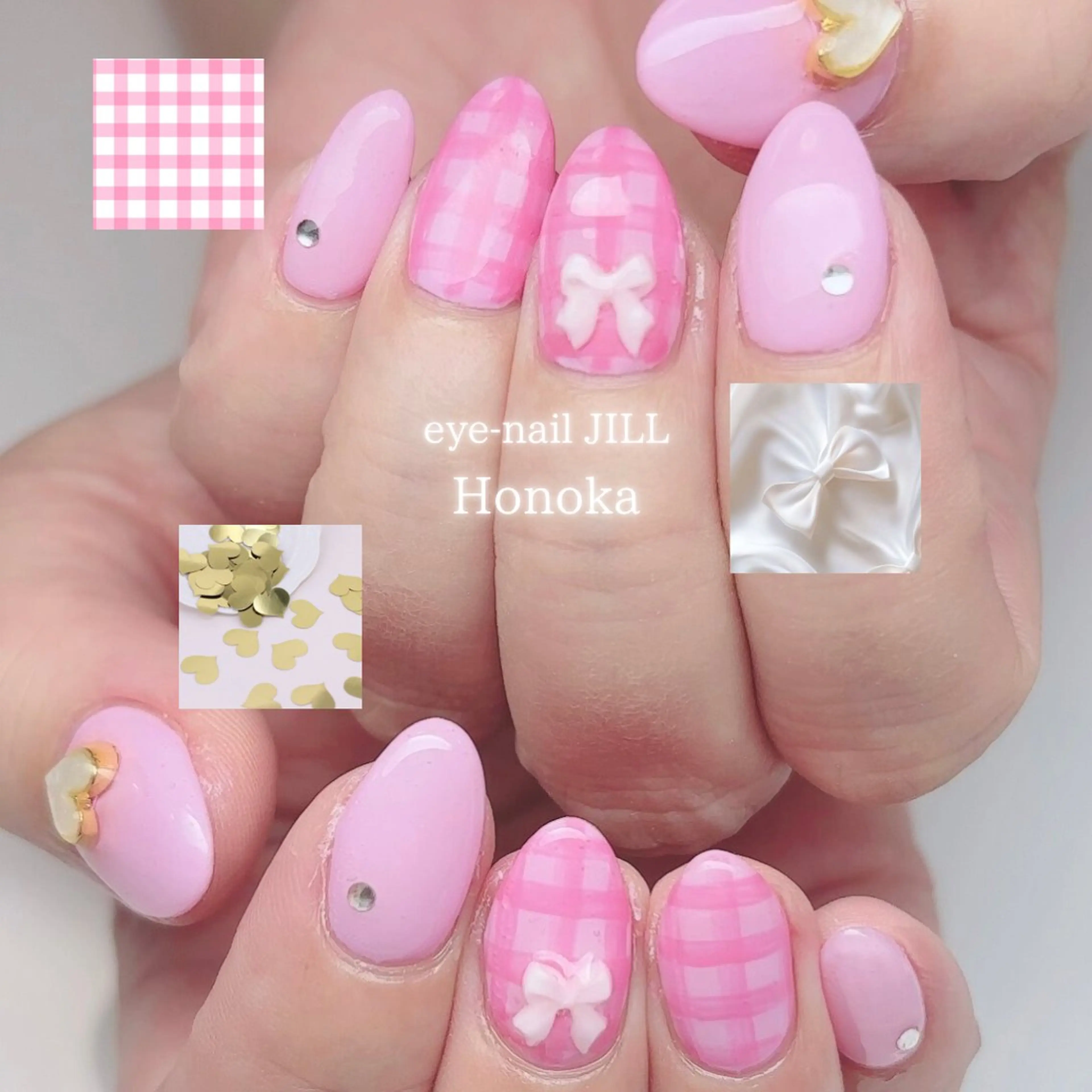 ネイル ピンク ハンドネイル JILL Honokaのネイルデザイン