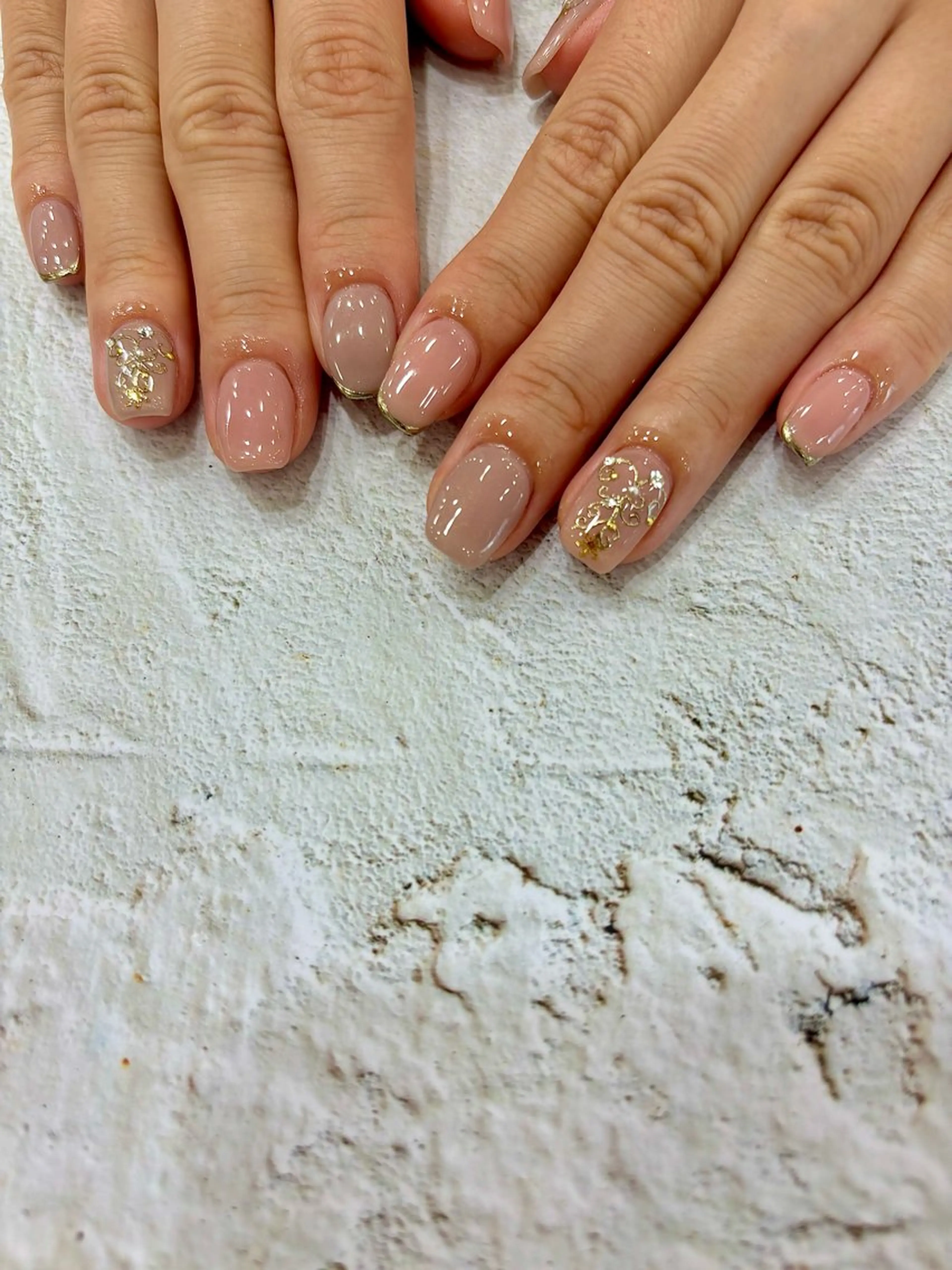 ネイル 持ち込み 冬ネイル クリスマス 安藤 彩乃のネイルデザイン