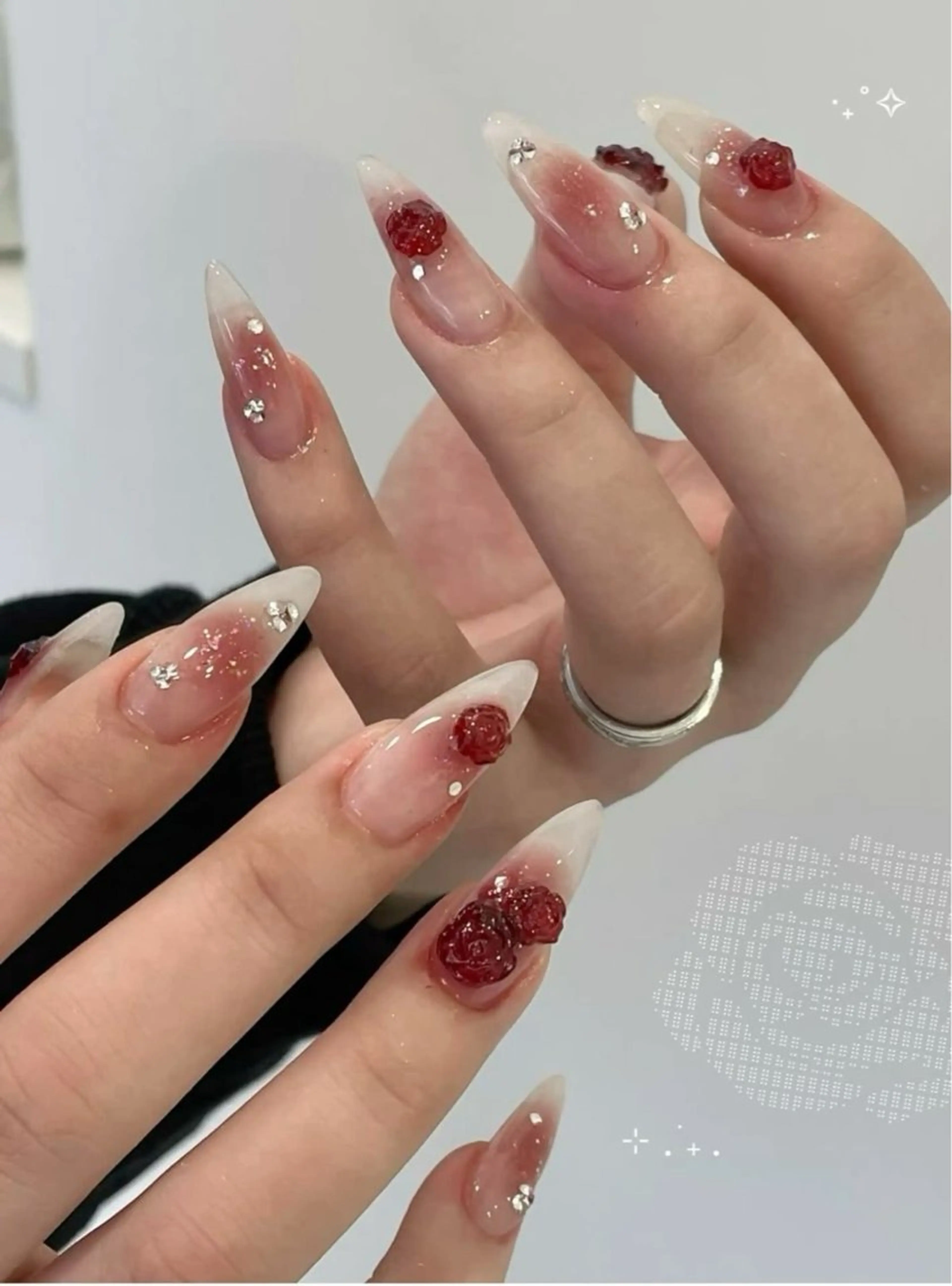 ネイル チークネイル フットネイル フレンチネイル グラデーション 韓国ネイル Ribbonnail salonのネイルデザイン