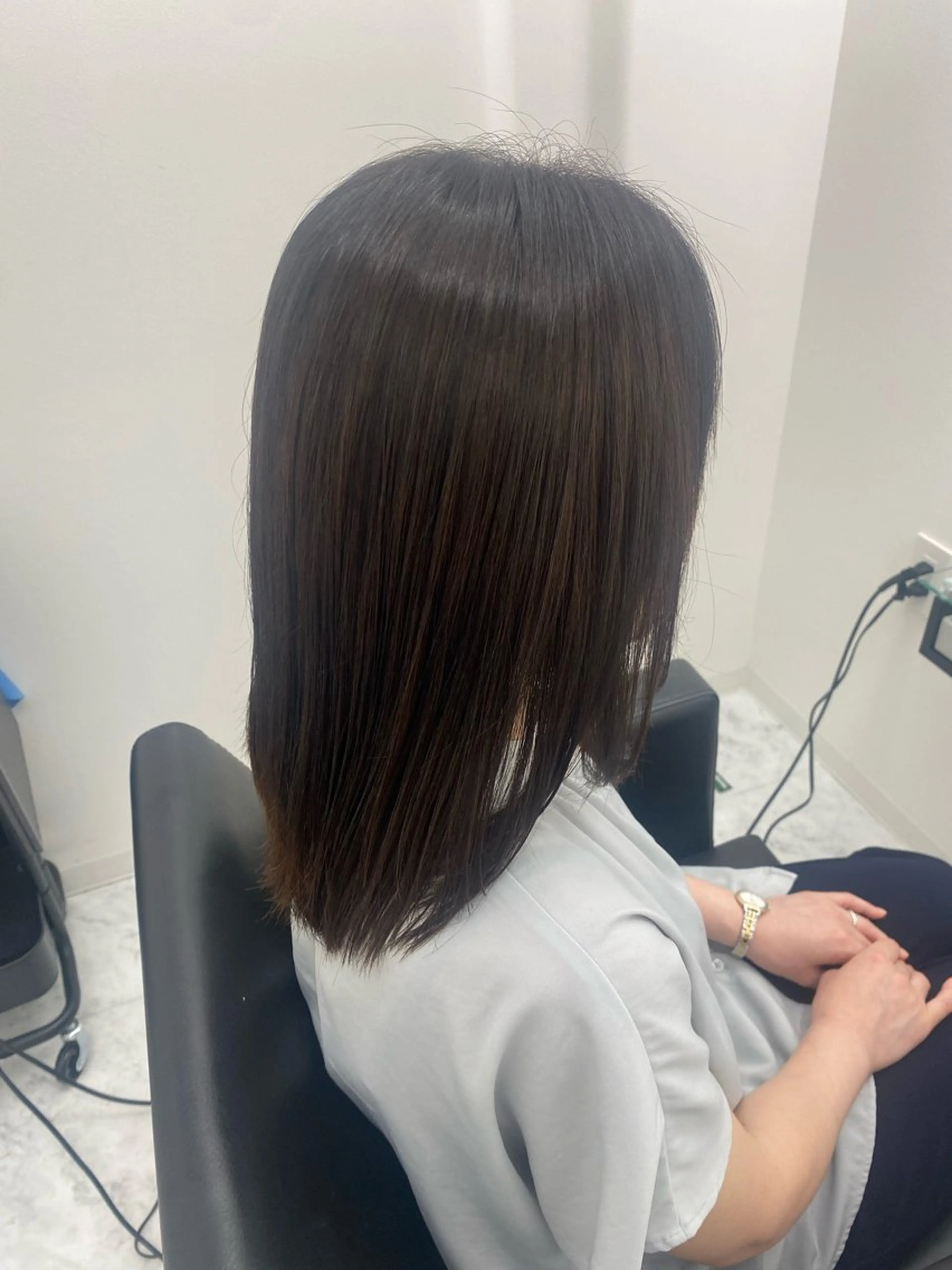 ミディアム 顔周りカット レイヤーカット 髪質改善サロン🫧 セキチサトのヘアスタイル