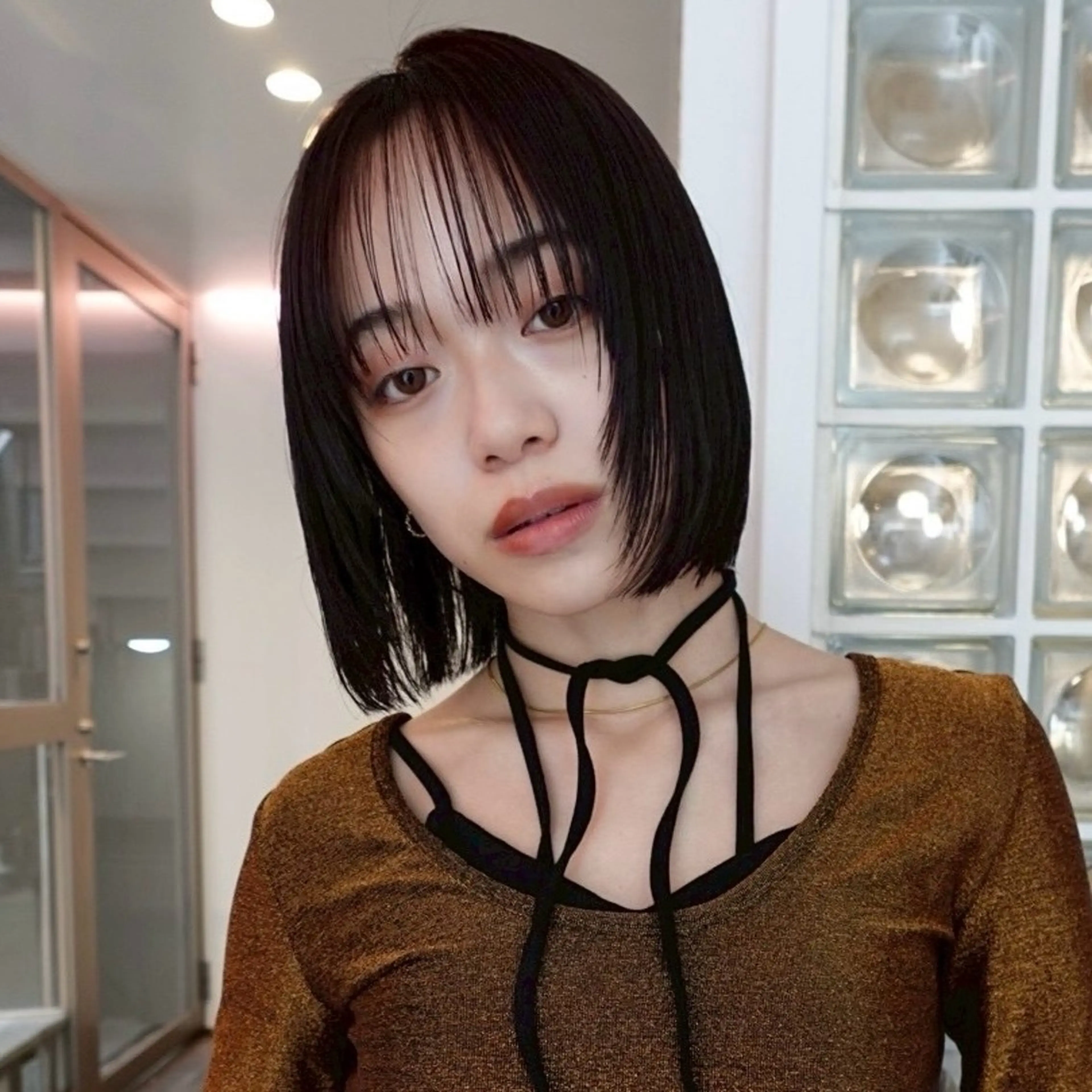 ショート カット ヘアカラー トリートメント 銀座/艶カラー/ ボブ/本田 聖のヘアスタイル