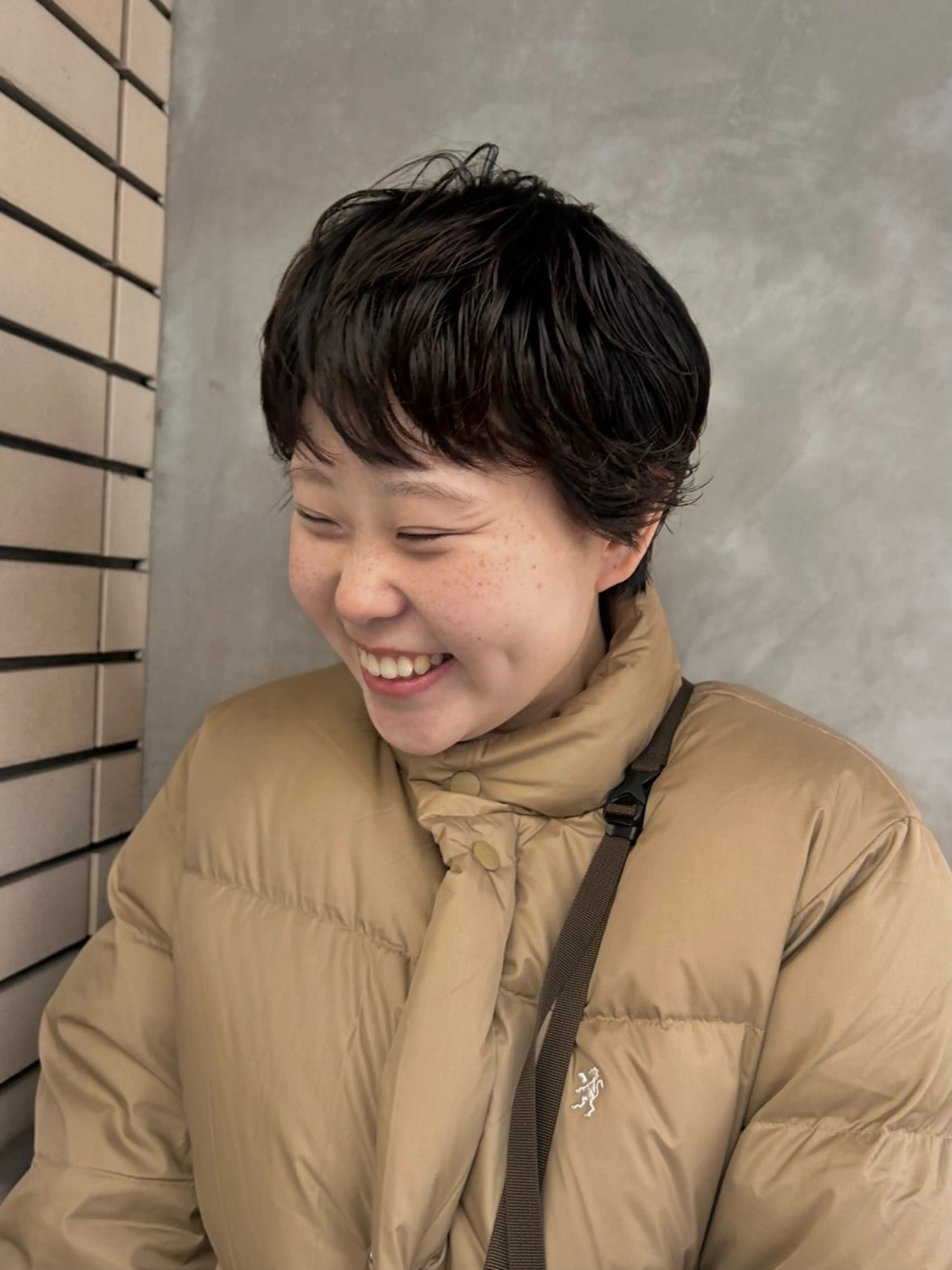 ショート パーマ デザインカット/ パーマ/nanaのヘアスタイル