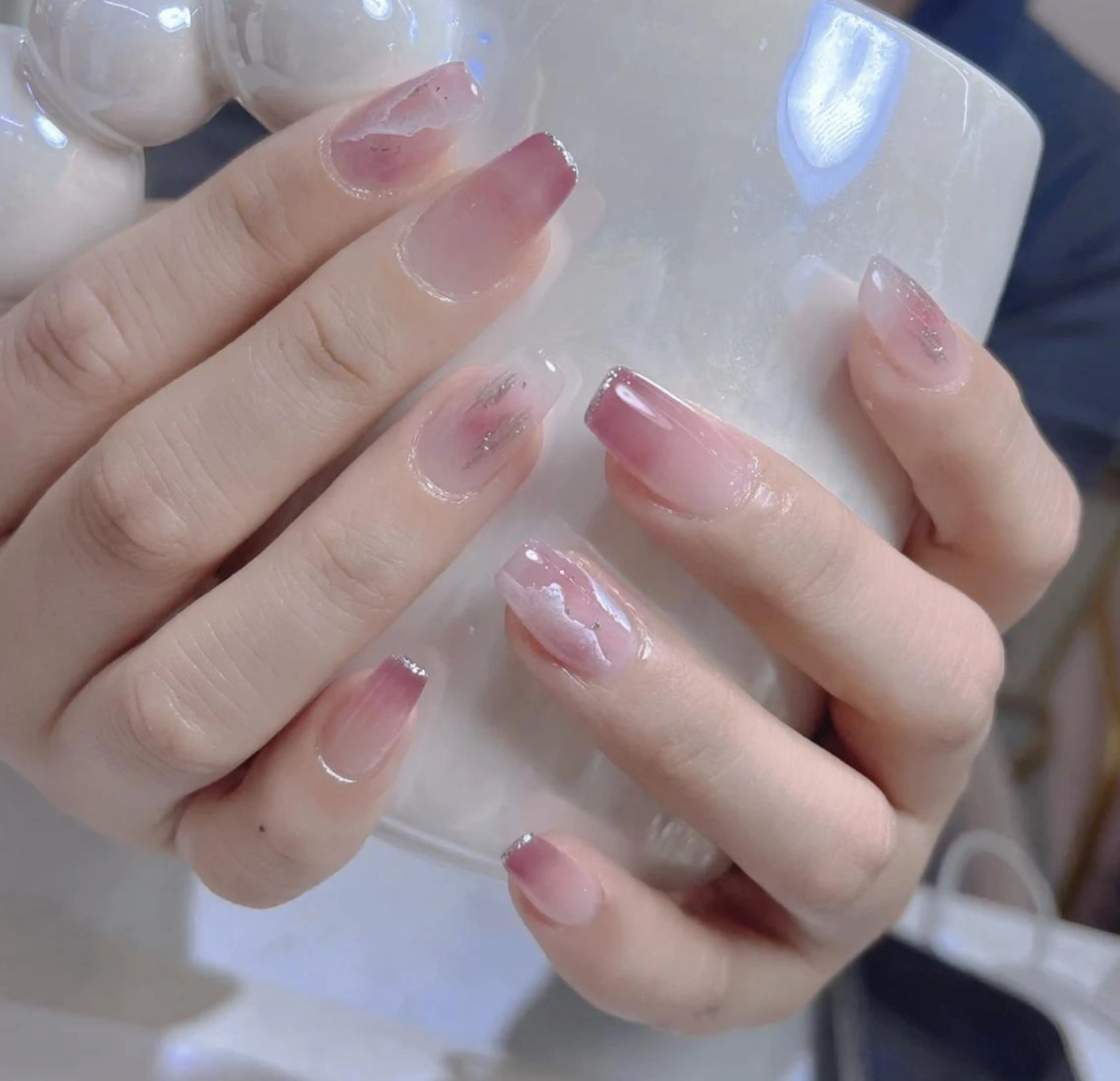 ネイル 長さ出し ネイルチップ Queens PUPUのネイルデザイン