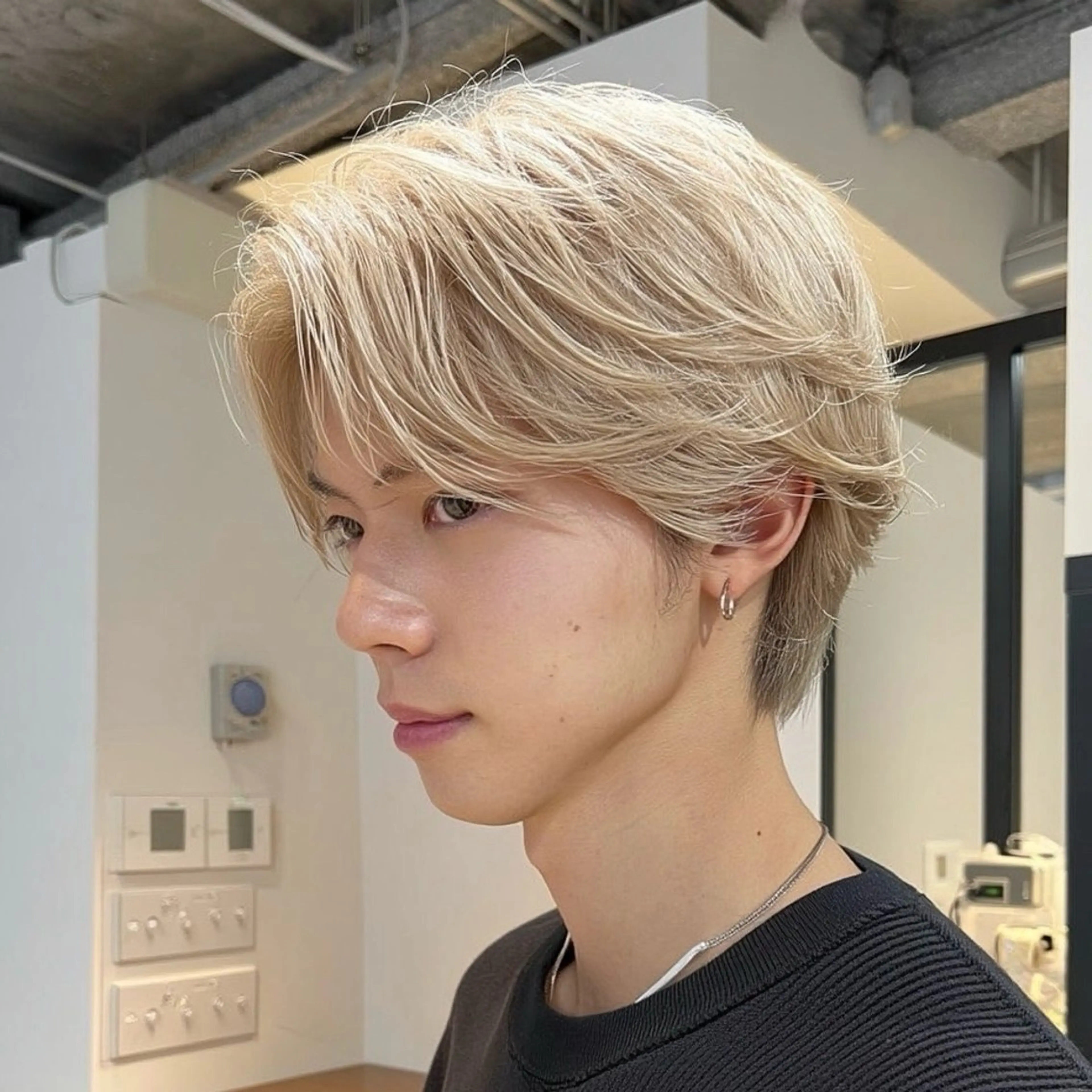 ショート カラー メンズ カット ヘアカラー メンズ垢抜けカラーブ リーチ/RUKIのヘアスタイル