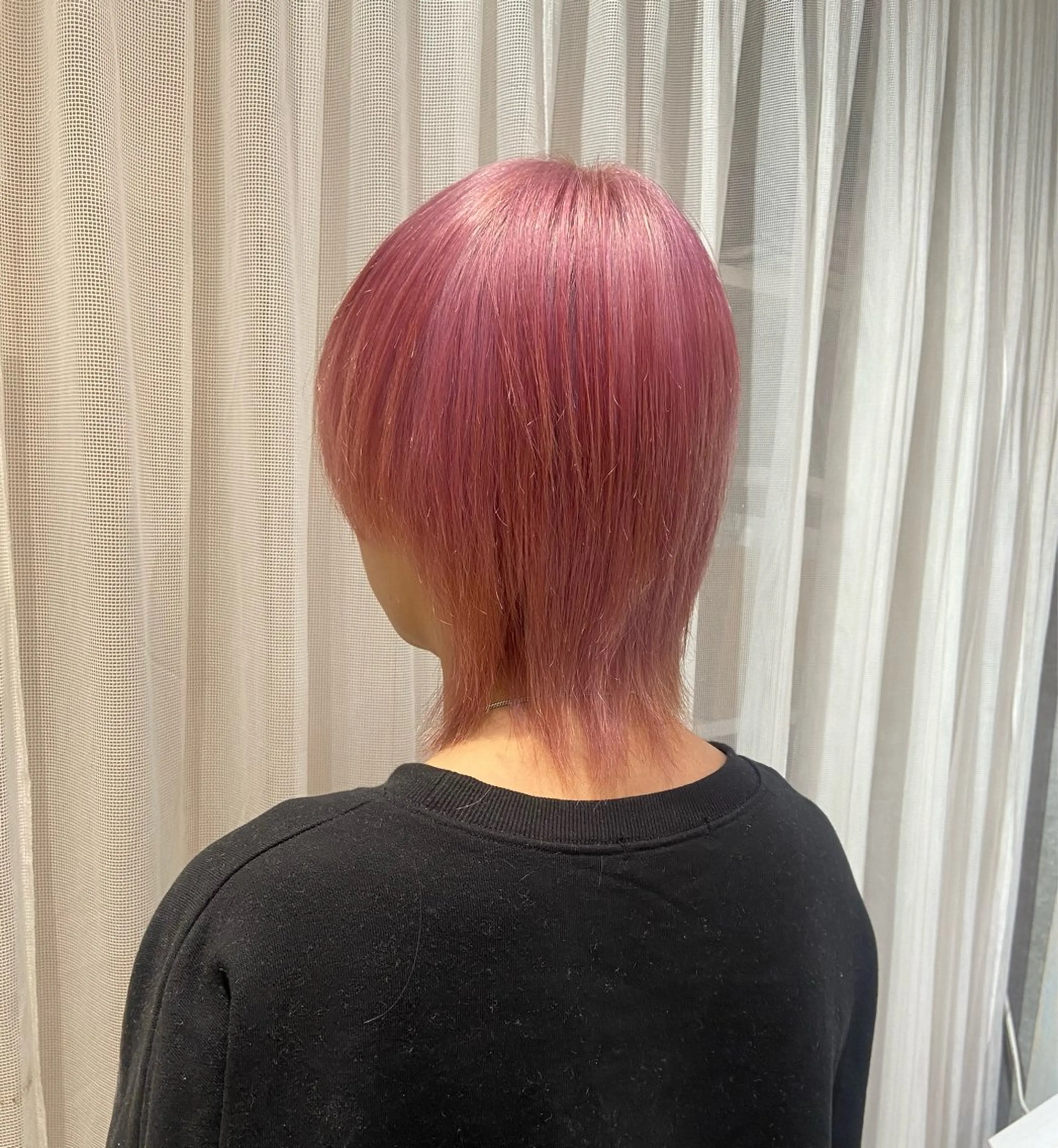 カラー 透明感カラー ピンクカラー 杉江花琳/ メンズヘア/韓国ヘアのヘアスタイル