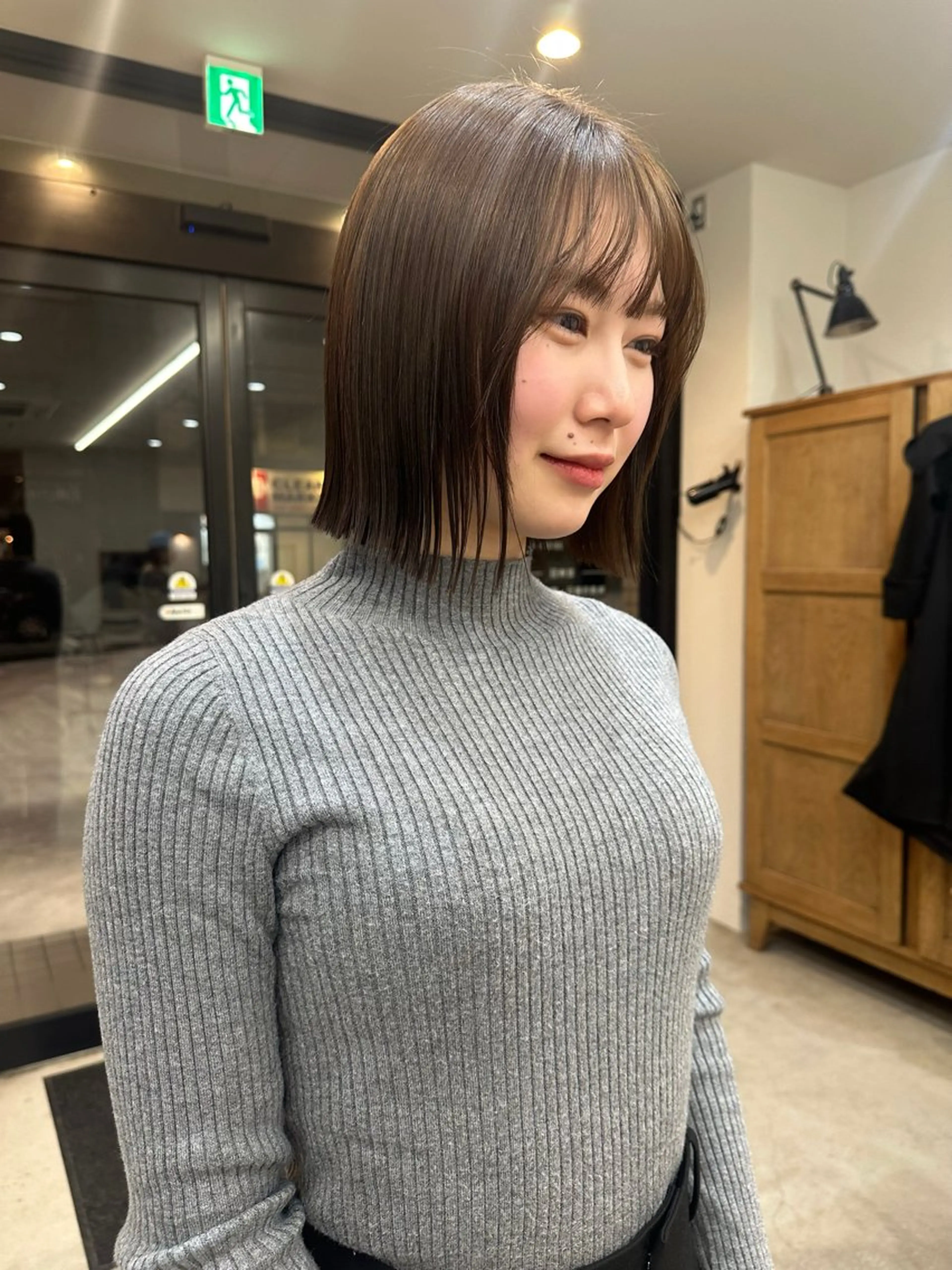 ミディアム ボブ 成澤 凜花のヘアスタイル