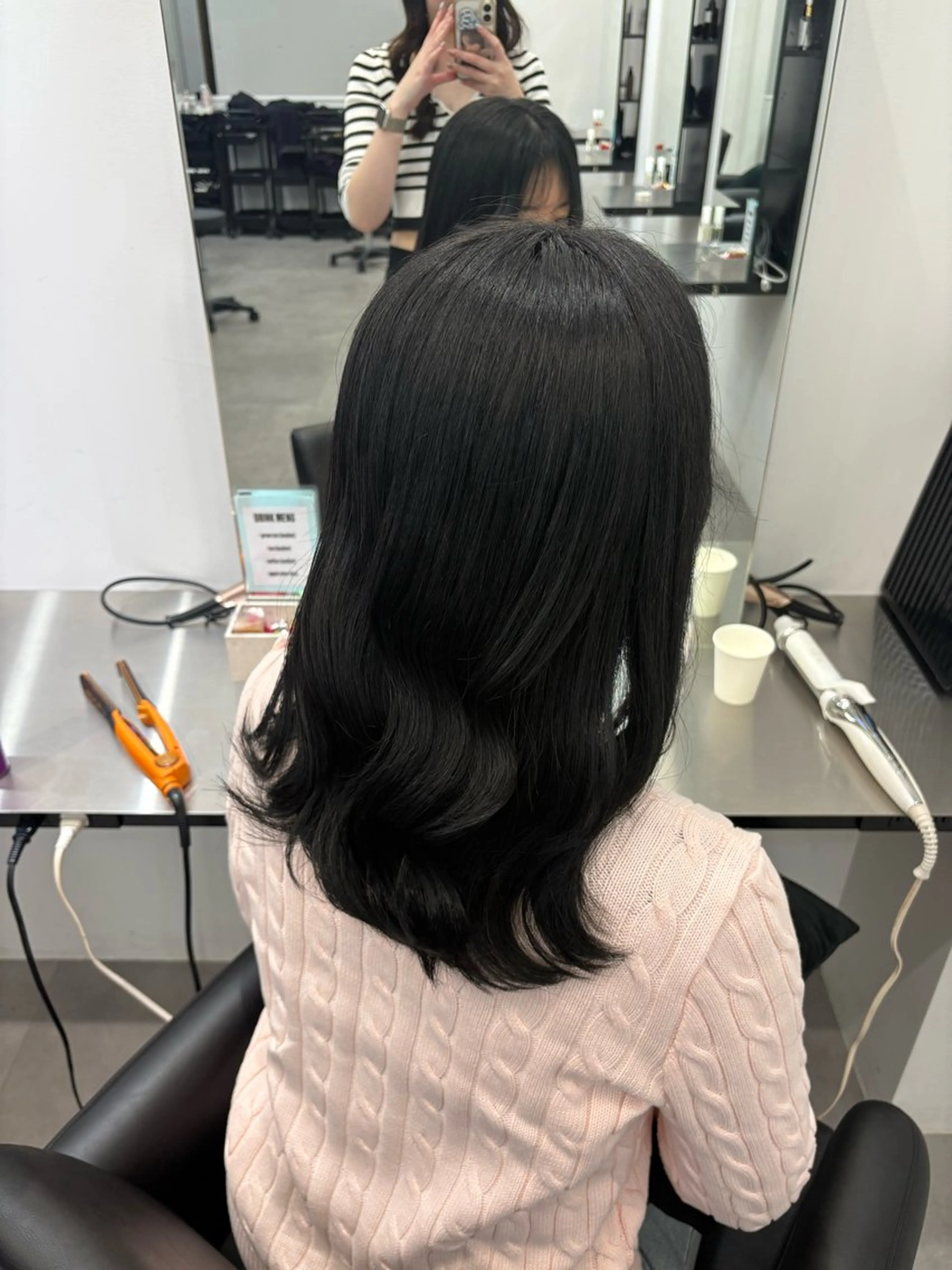 ミディアム カラー ヘアカラー トリートメント Core Haruのヘアスタイル