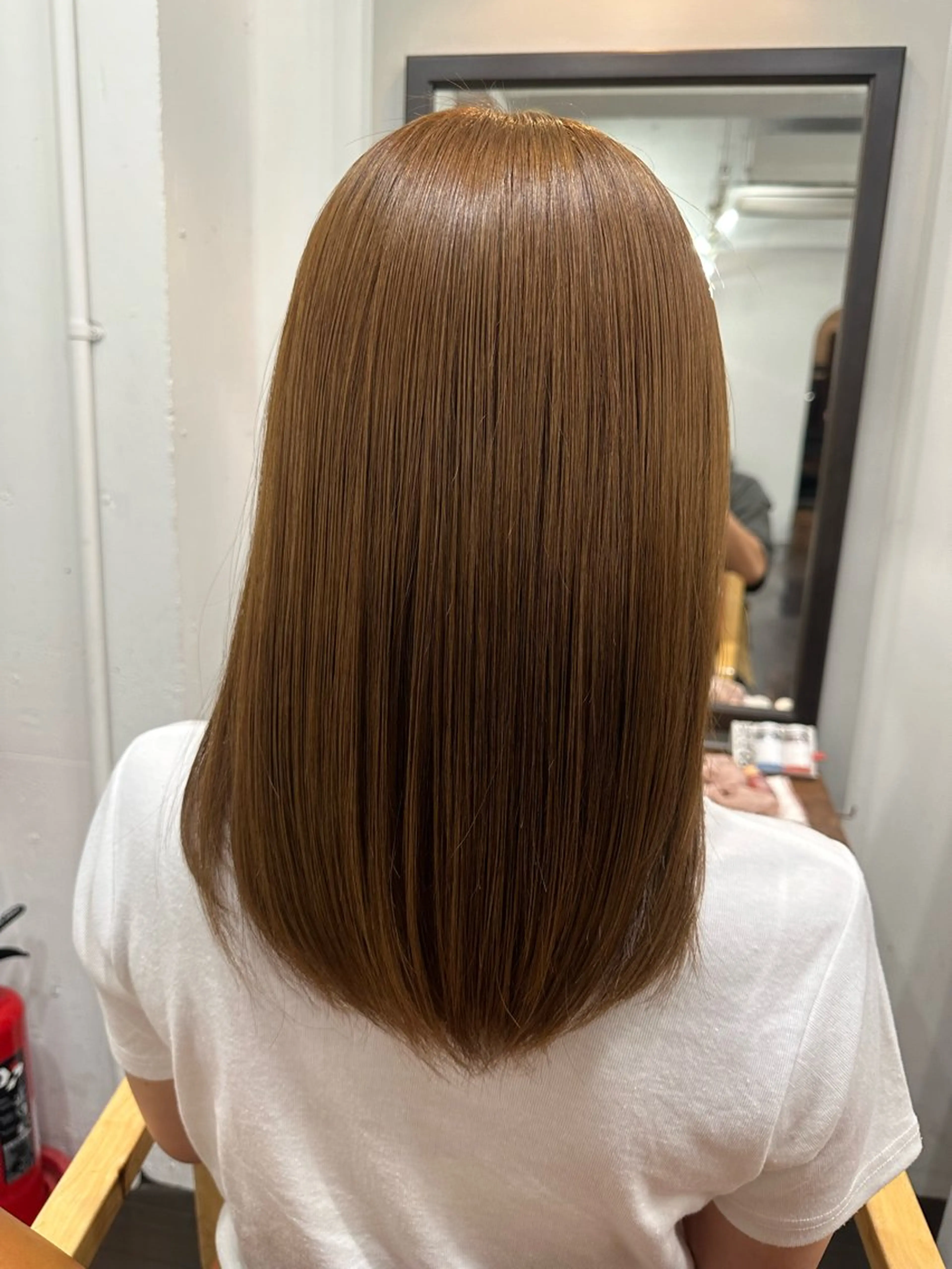 ミディアム カラー 上田 直樹のヘアスタイル