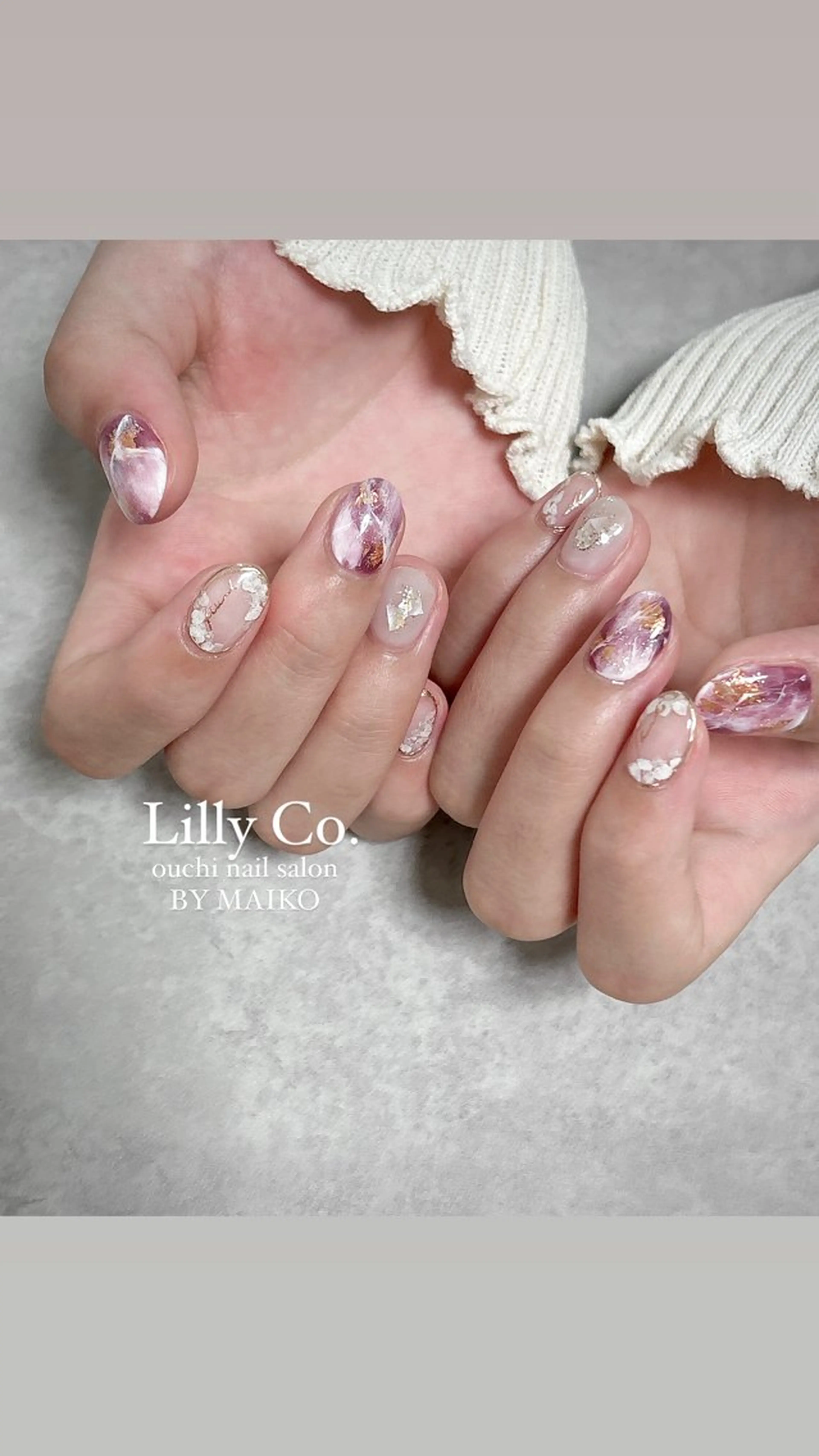 ネイル ハンドネイル ハンドケア Lilly Co.のネイルデザイン