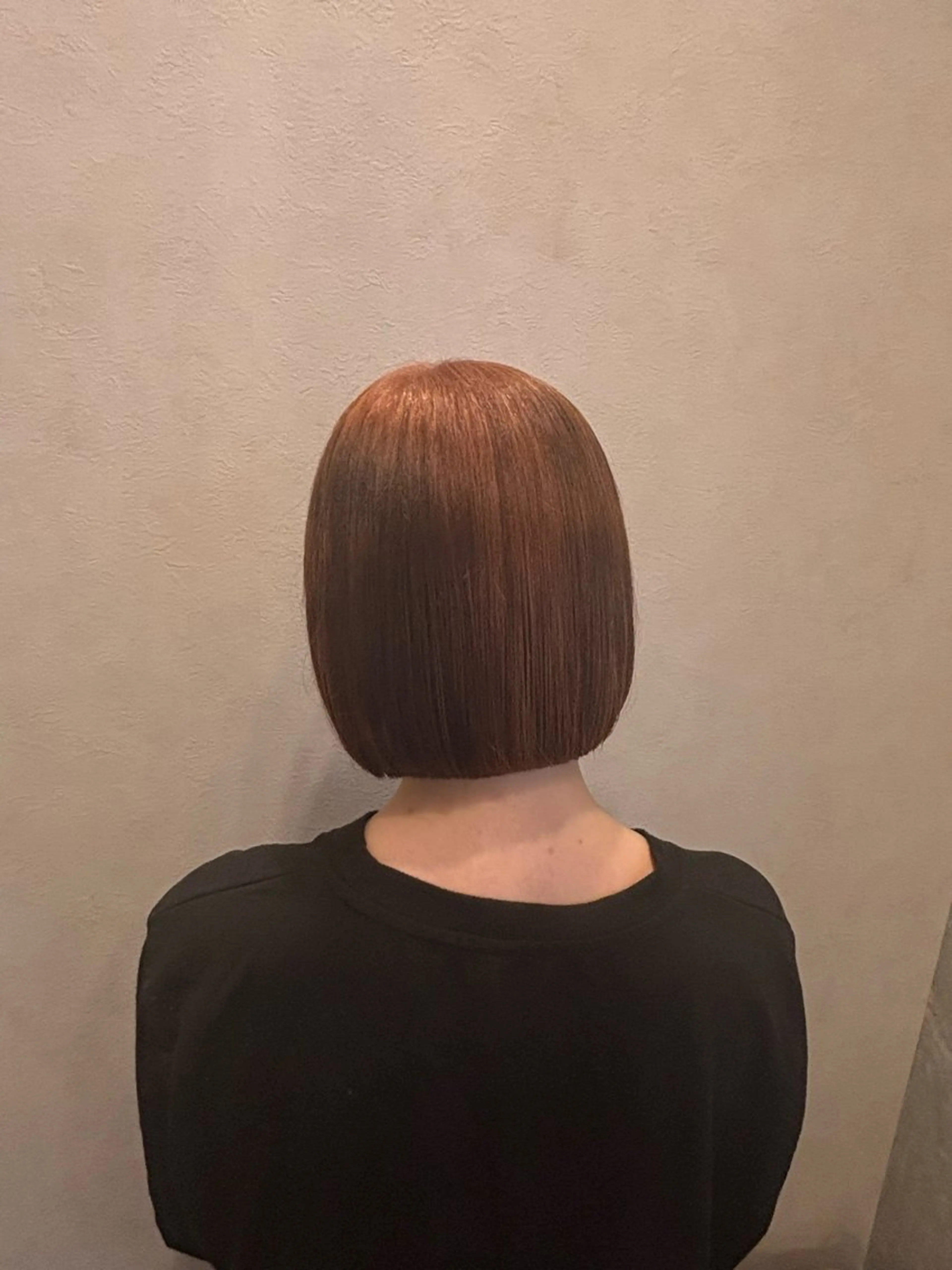 切りっぱなしボブ+クイックトリートメントの写真