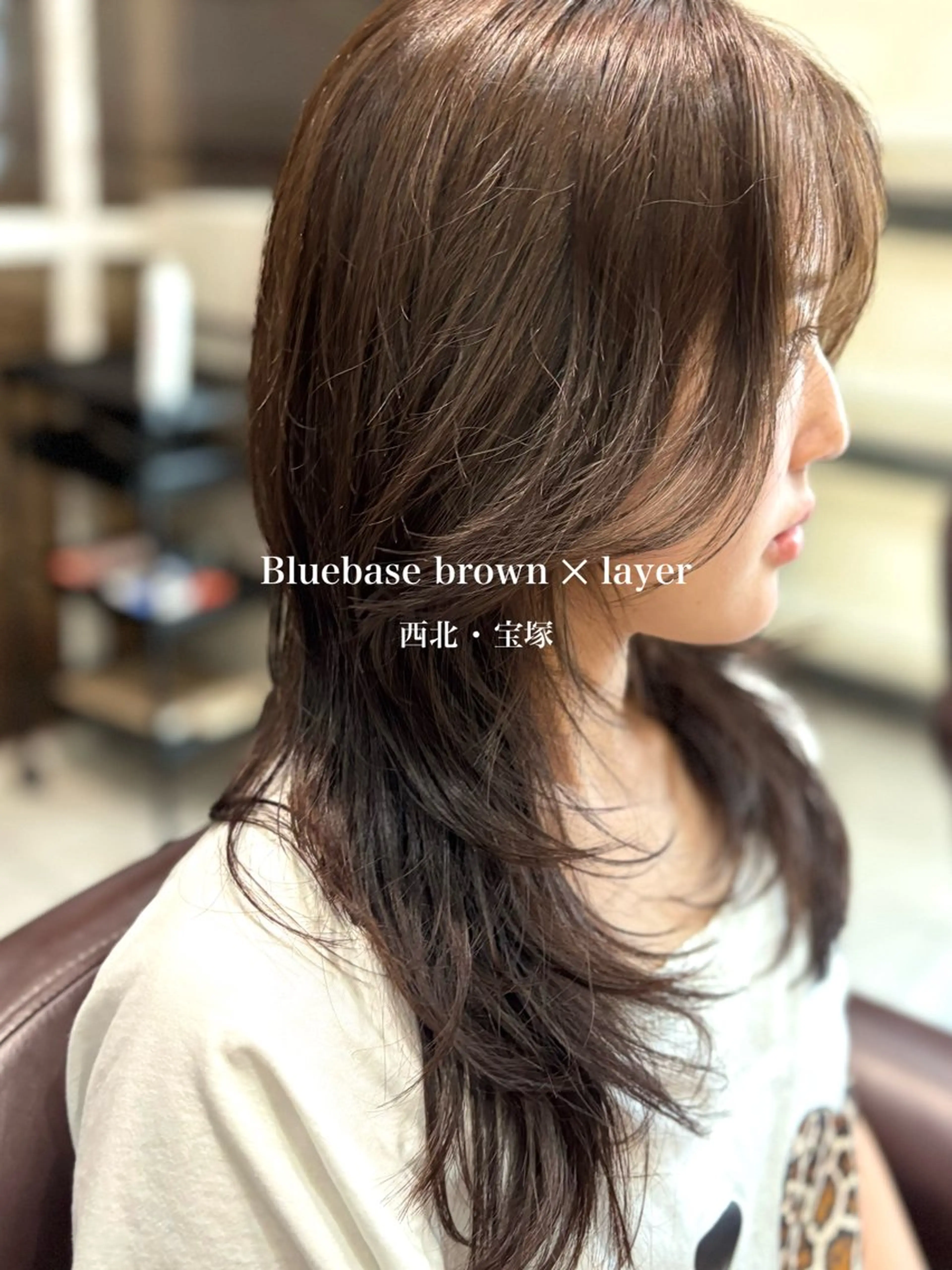 セミロング カラー カット ヘアカラー パーソナルカラー/ 似合わせ/山村さらのヘアスタイル