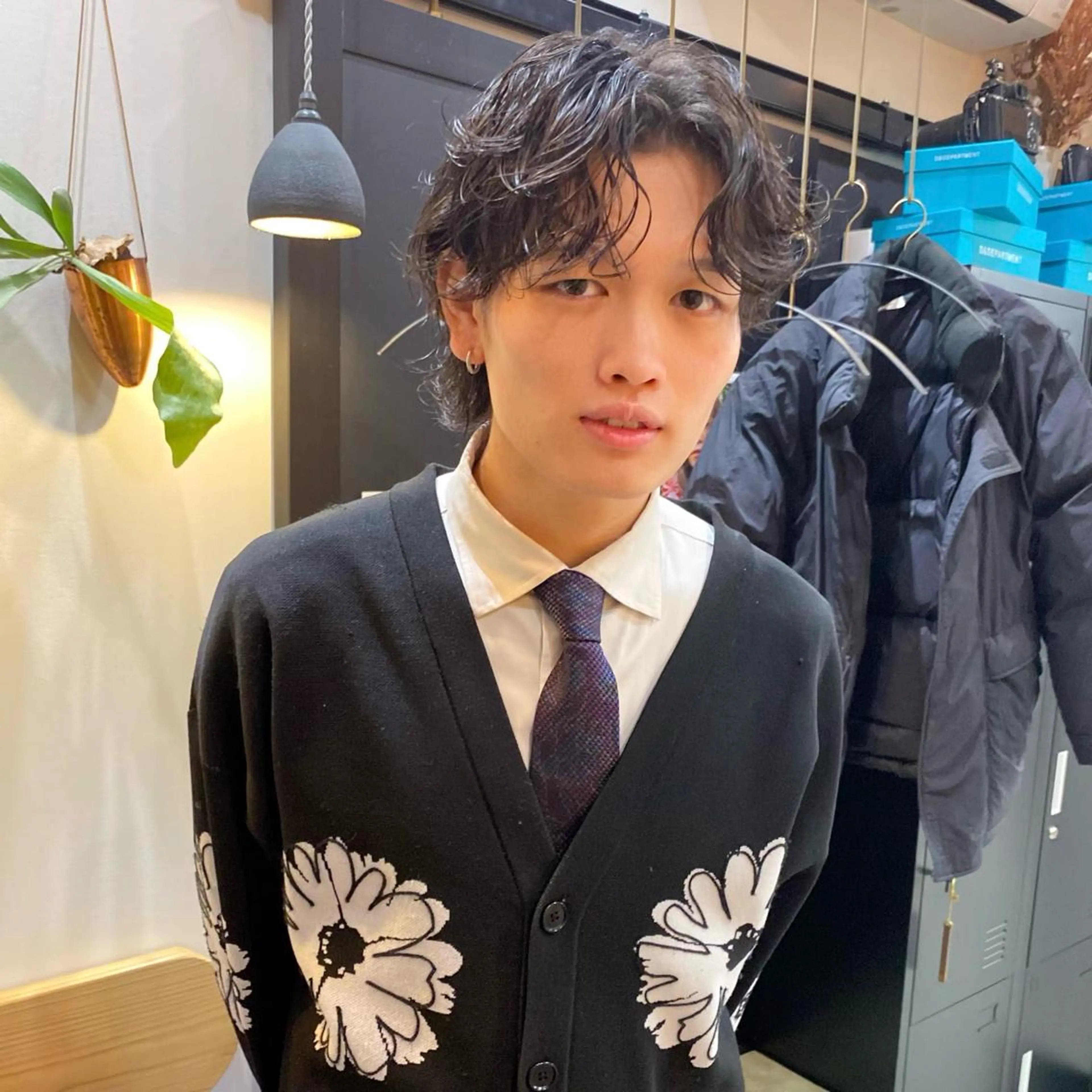 ショート パーマ メンズ ニュアンスパーマ ダウンパーマ 【sity.ザイク】のヘアスタイル