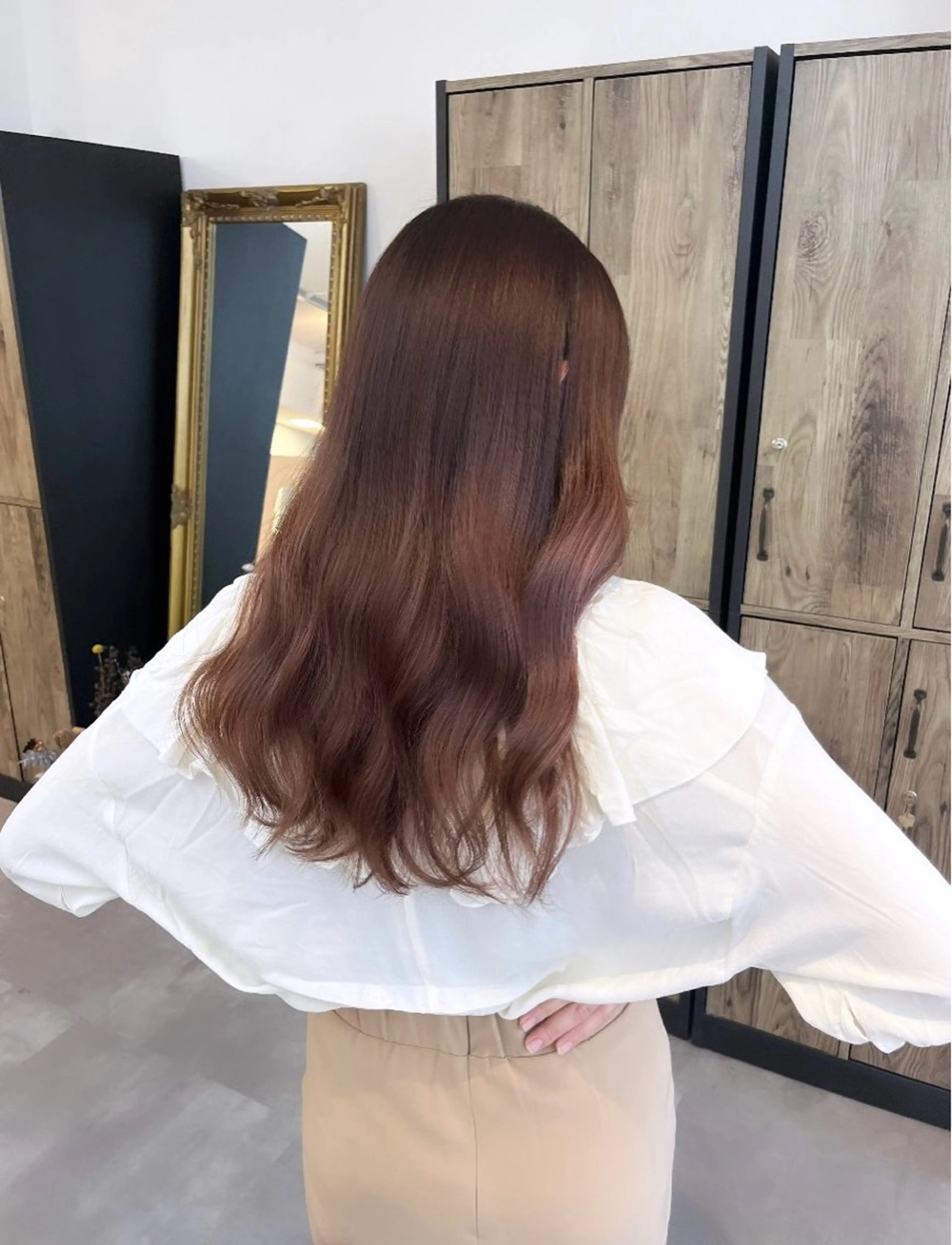 ロング カット ヘアカラー トリートメント 当日予約◎ risaのヘアスタイル