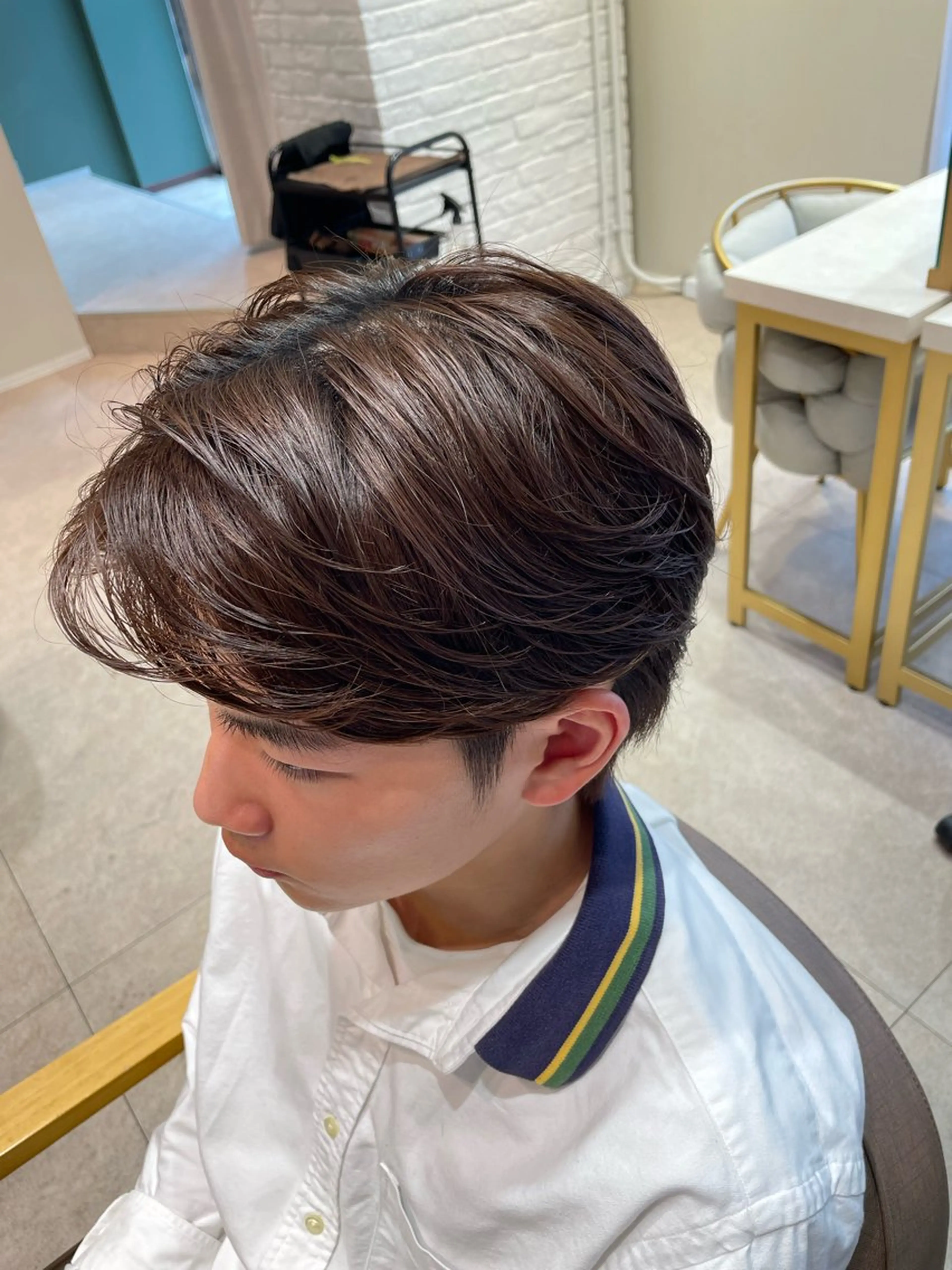 ショート パーマ ニュアンスパーマ カット blanc hair eyelash所属・髪質改善 BlancHairのヘアスタイル