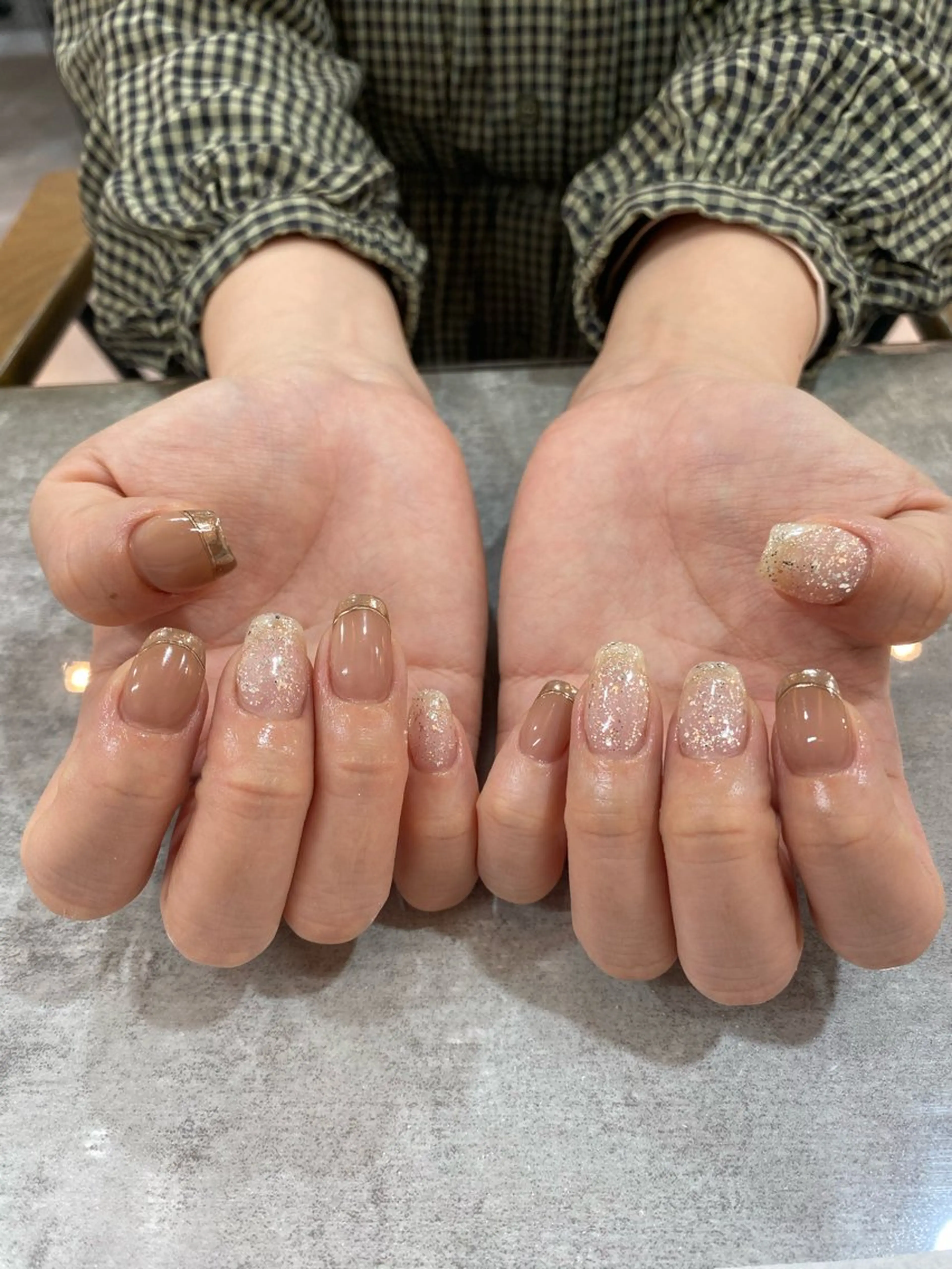 ネイル ハンドネイル tiffin Hatsuneのネイルデザイン