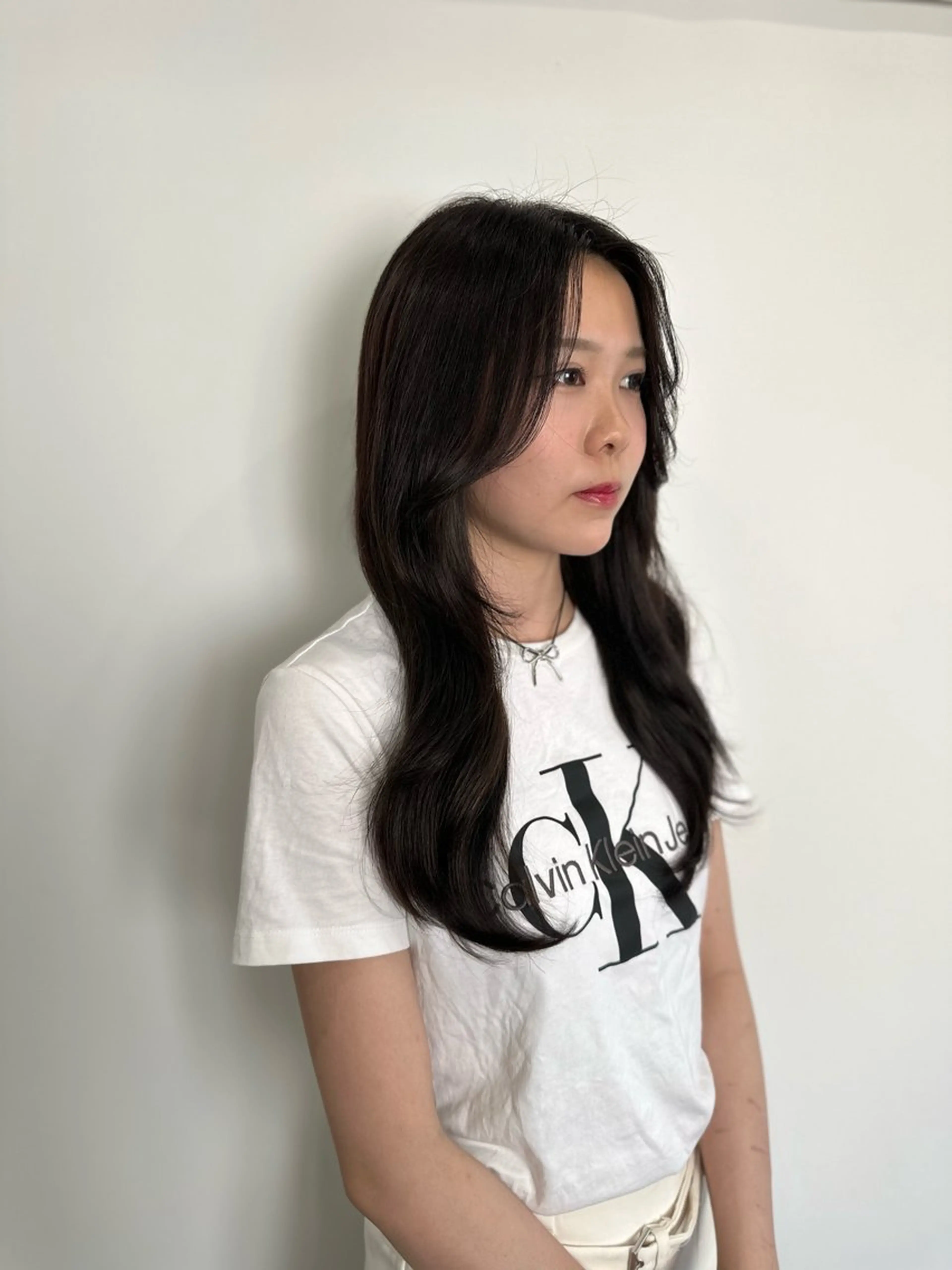 セミロング プルエクステ エクステ レイヤーカット TOMOMI /フロレゾンのヘアスタイル