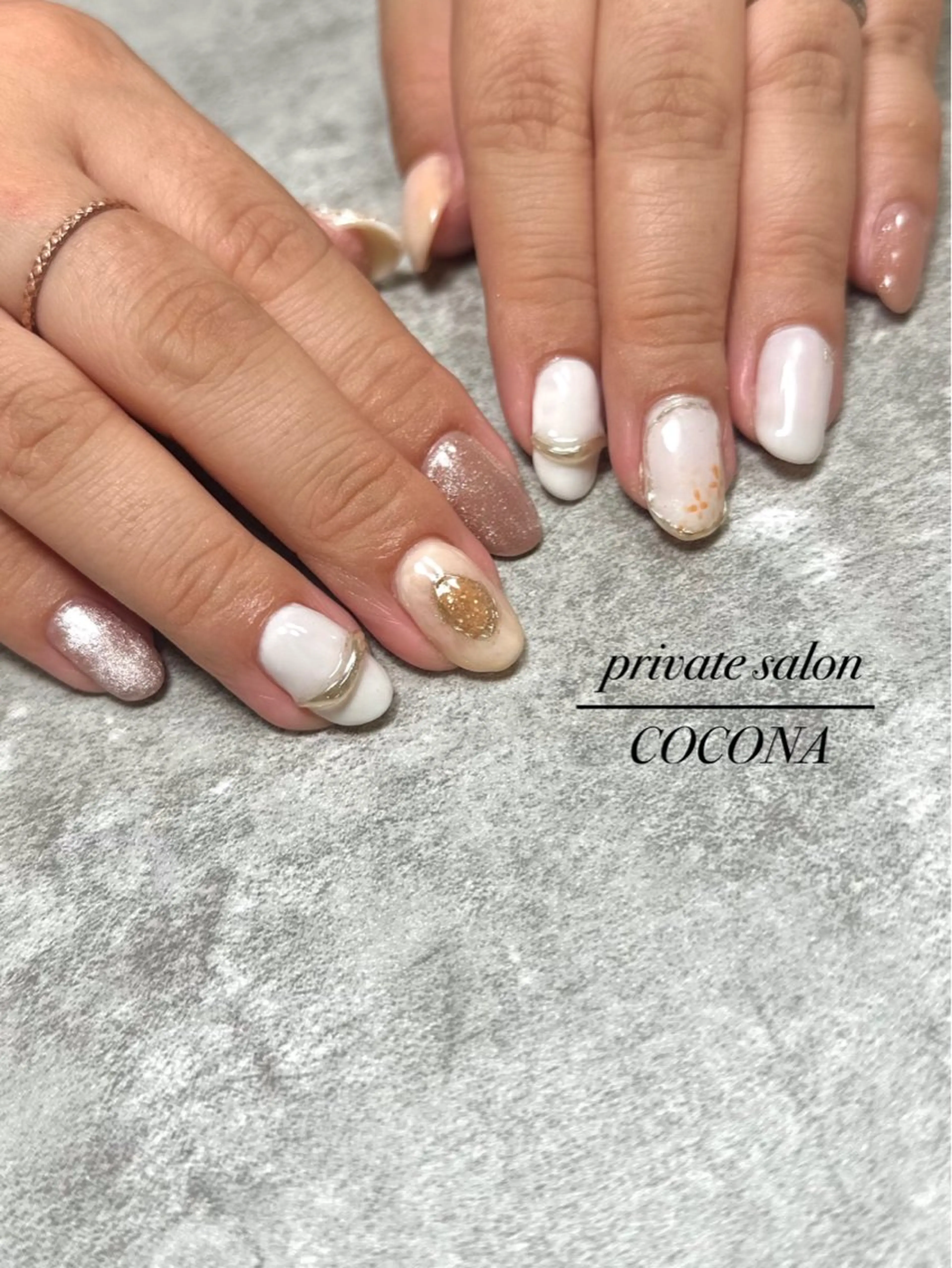 ネイル 持ち込み プライベートサロン nailcoconaのネイルデザイン