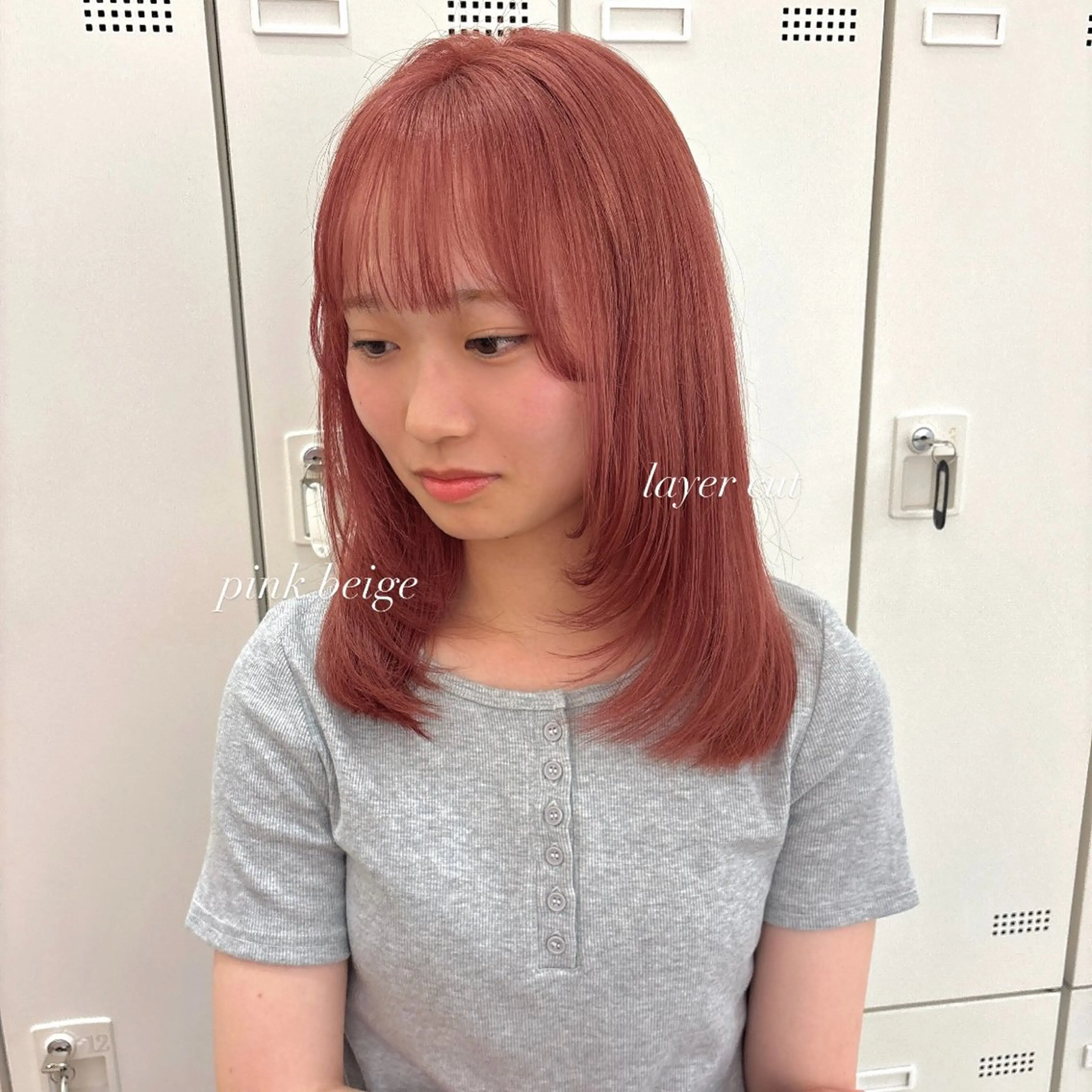 ミディアム ヘアカラー Parve Mix / 根本 梨湖🫧のヘアスタイル