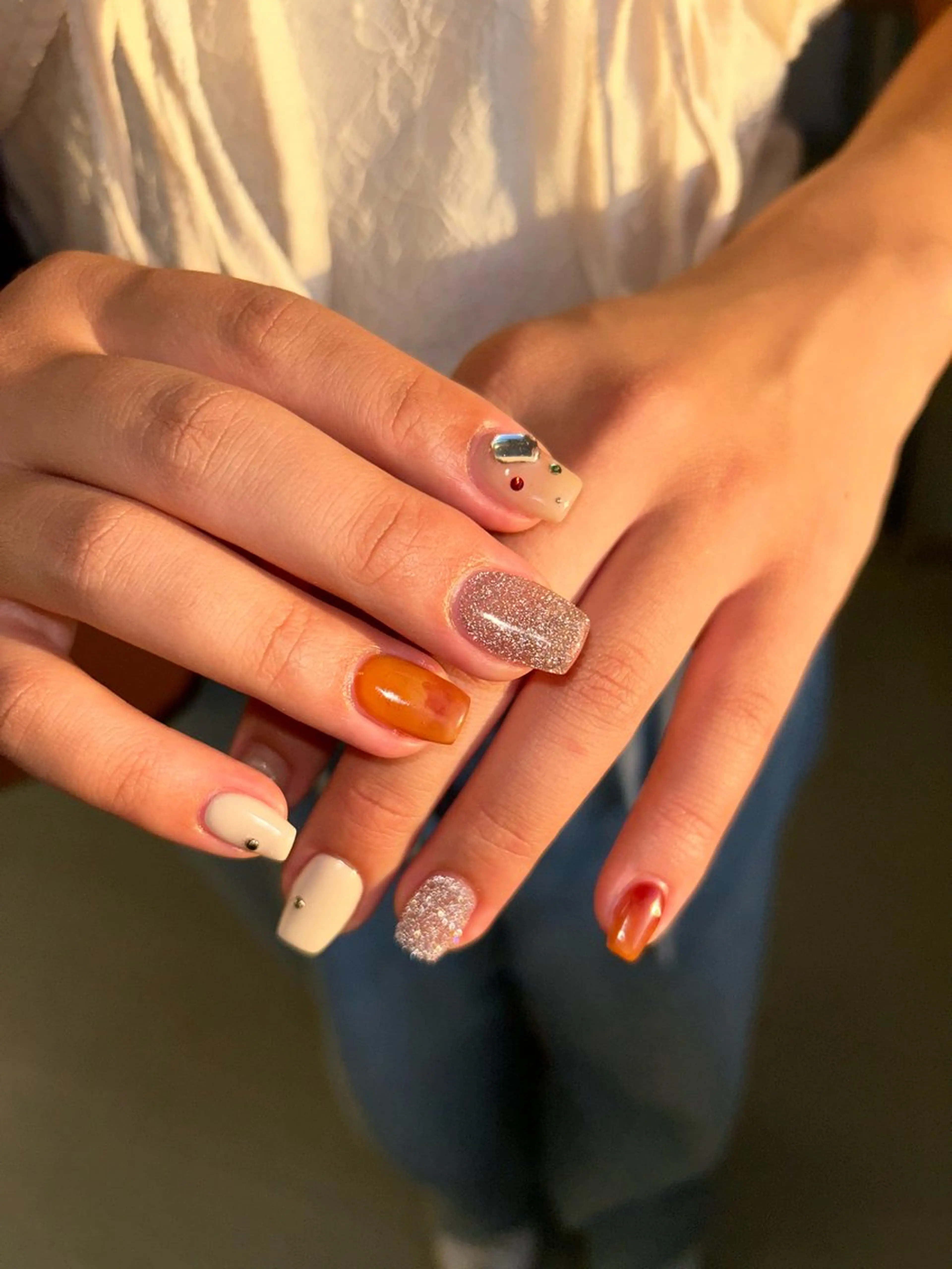 ミディアム ハンドネイル ｵｵﾀｹ ﾚｲﾅのネイルデザイン