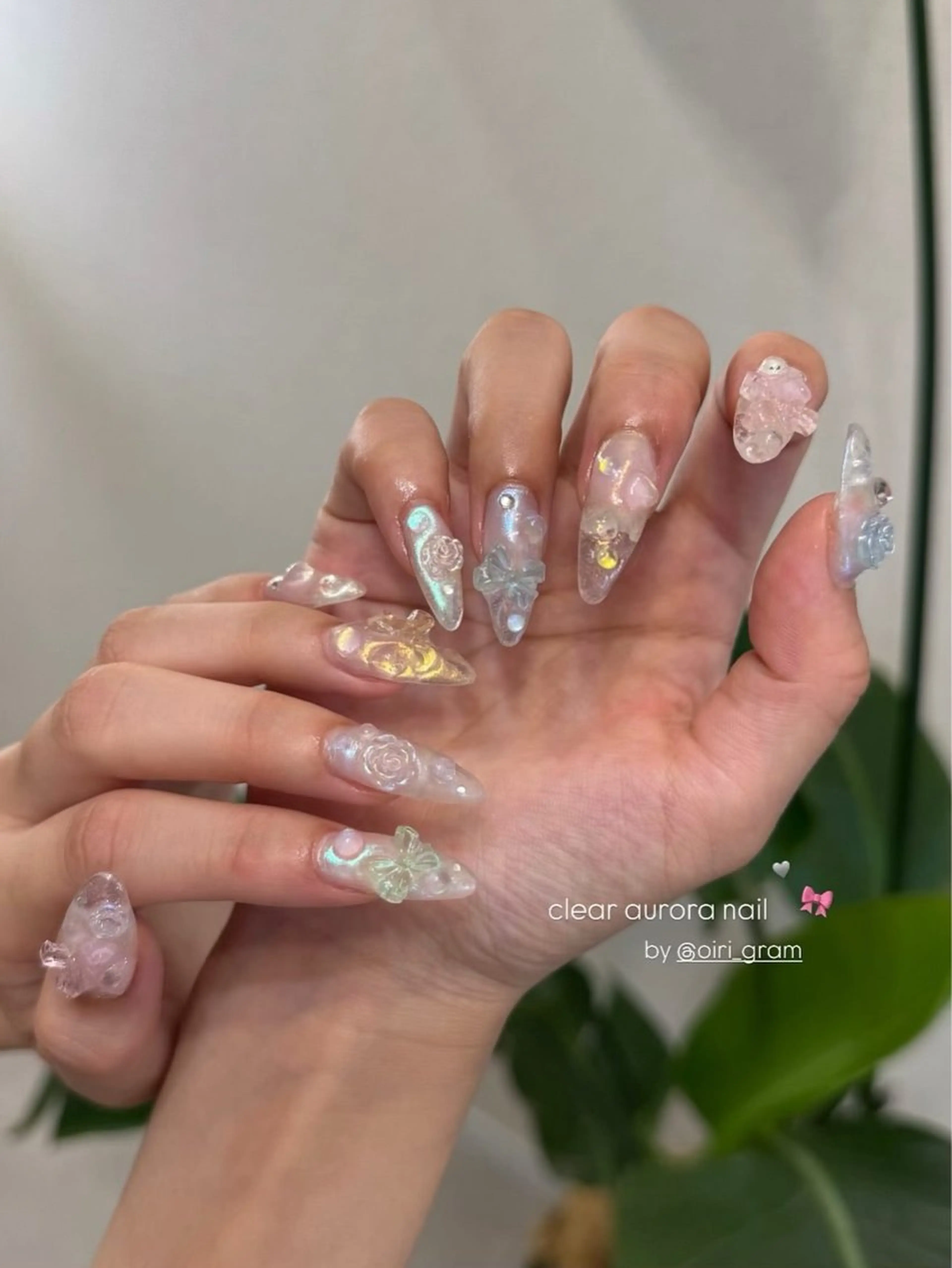 ネイル クリアネイル Nail Salon enn所属・🫧RISA🫧 énn |四条烏丸のネイルデザイン