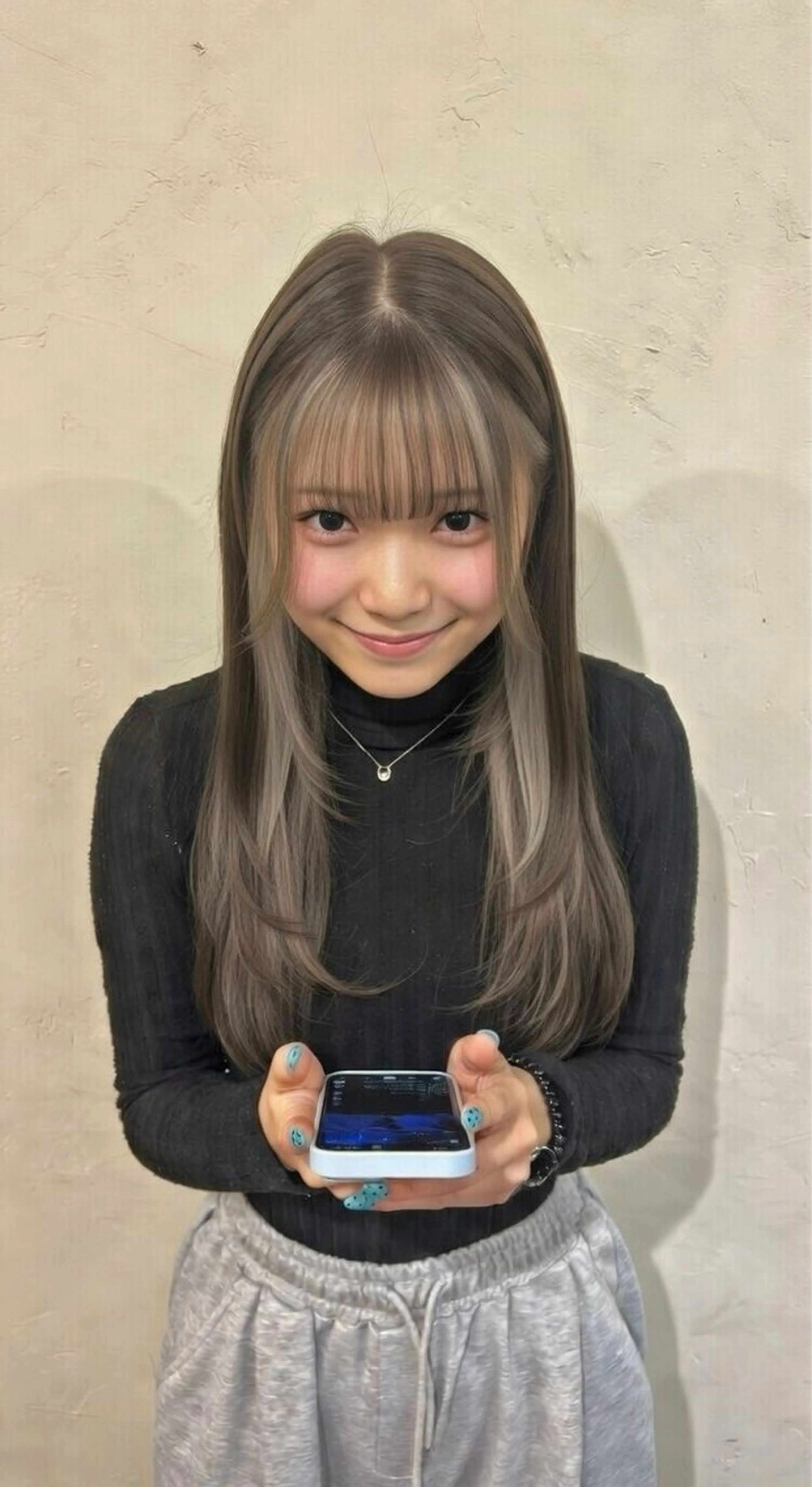 ロング カット ヘアカラー トリートメント 髪質改善/レイヤー/ ボブ/井上　陽のヘアスタイル