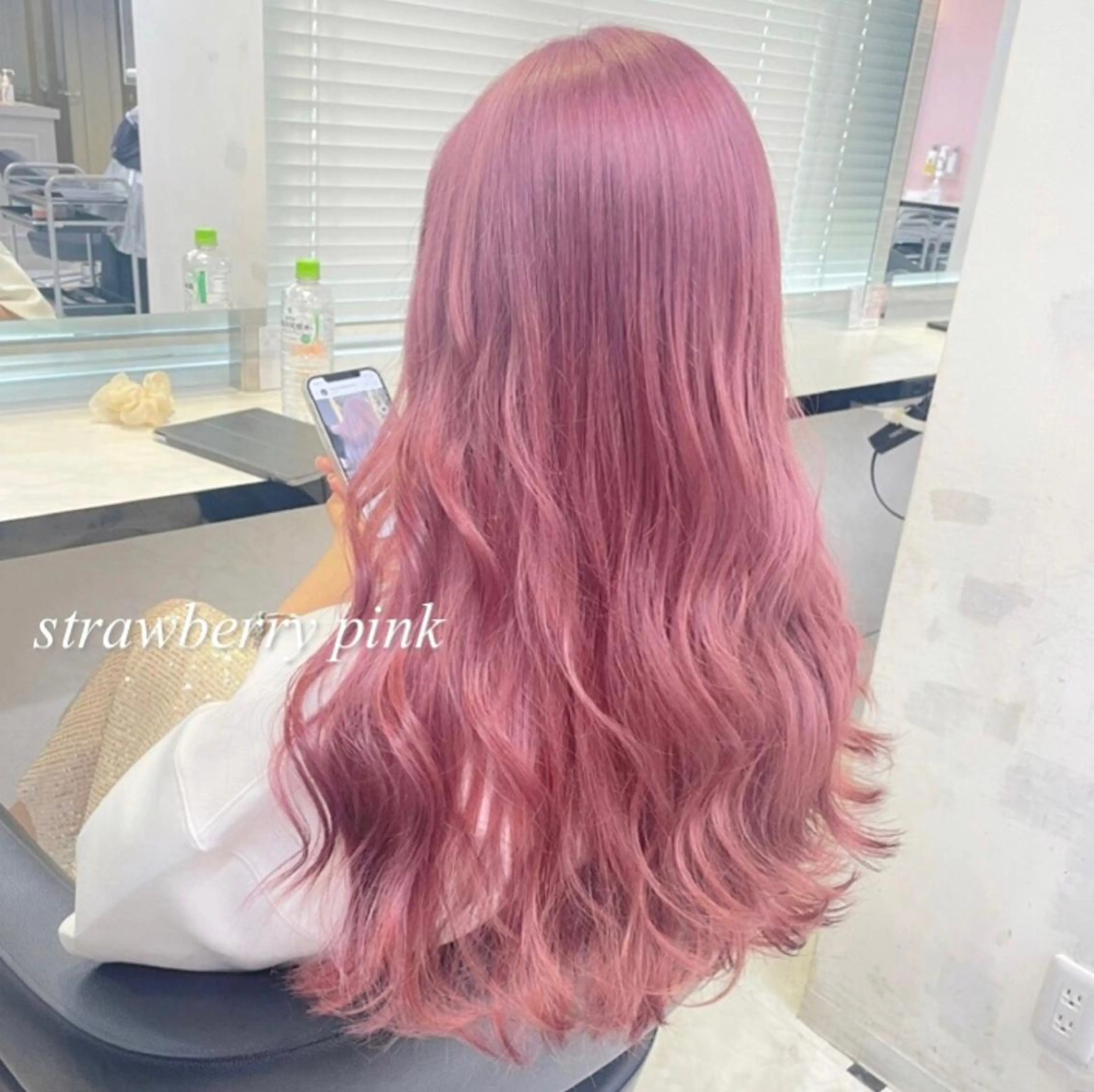 ロング カラー ブリーチ ピンクカラー 💖ダブルカラー💖 chihiro🌸のヘアスタイル