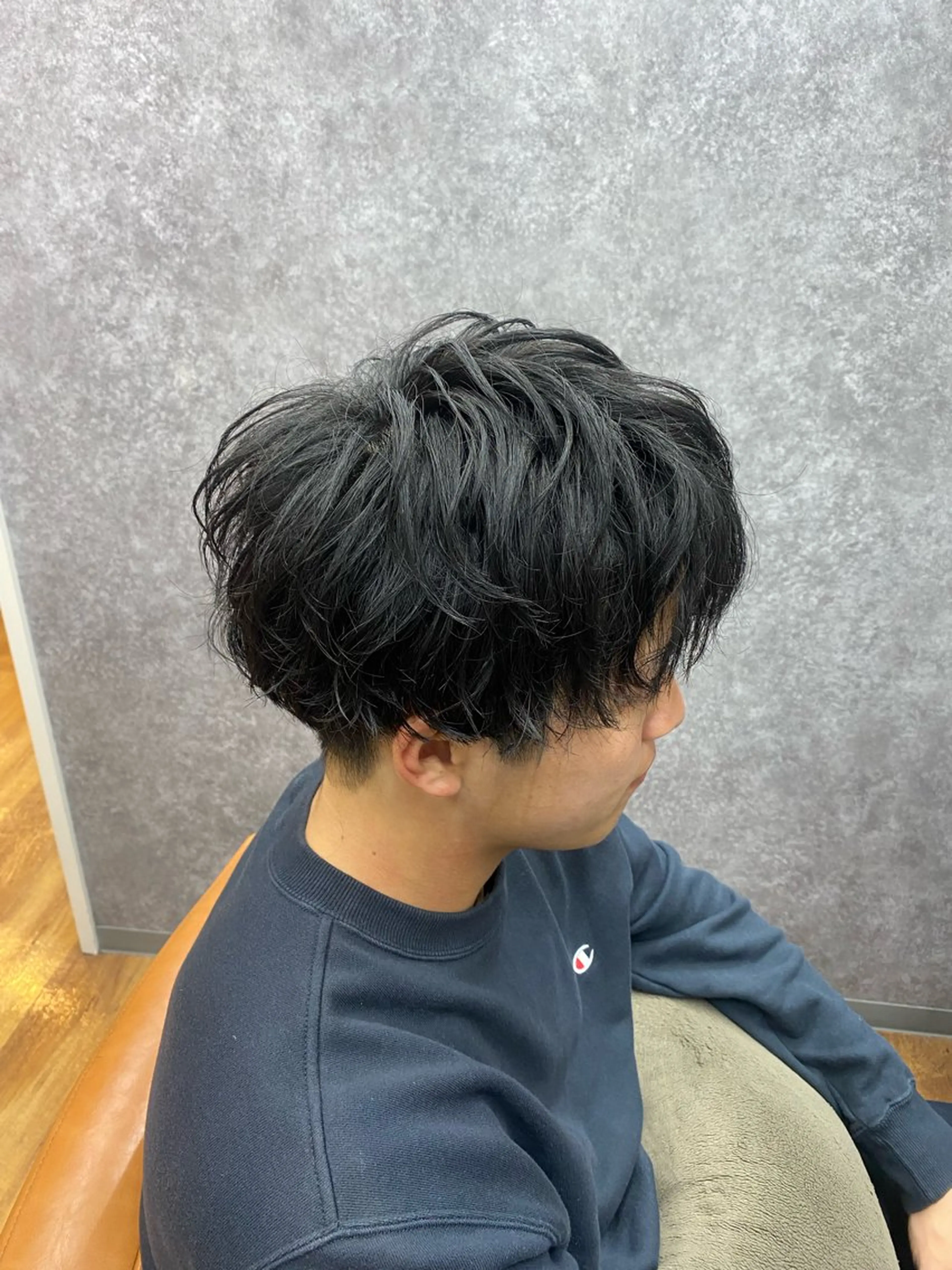 ショート パーマ cocoa船橋所属・船橋メンズカット 船橋レイヤーカットのヘアスタイル