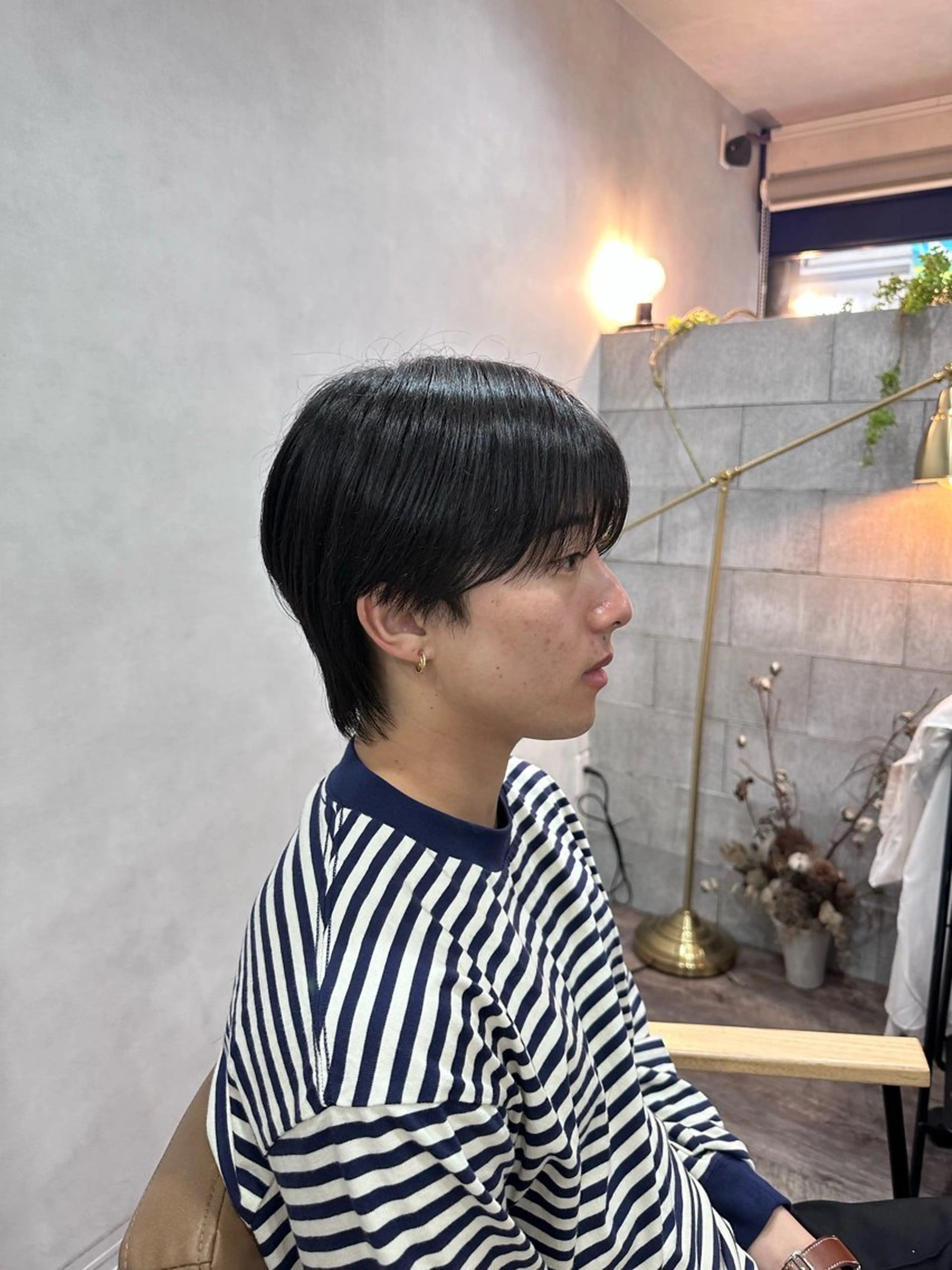 メンズ t.hair垂門真吾 曲がる縮毛矯正/ボブのヘアスタイル