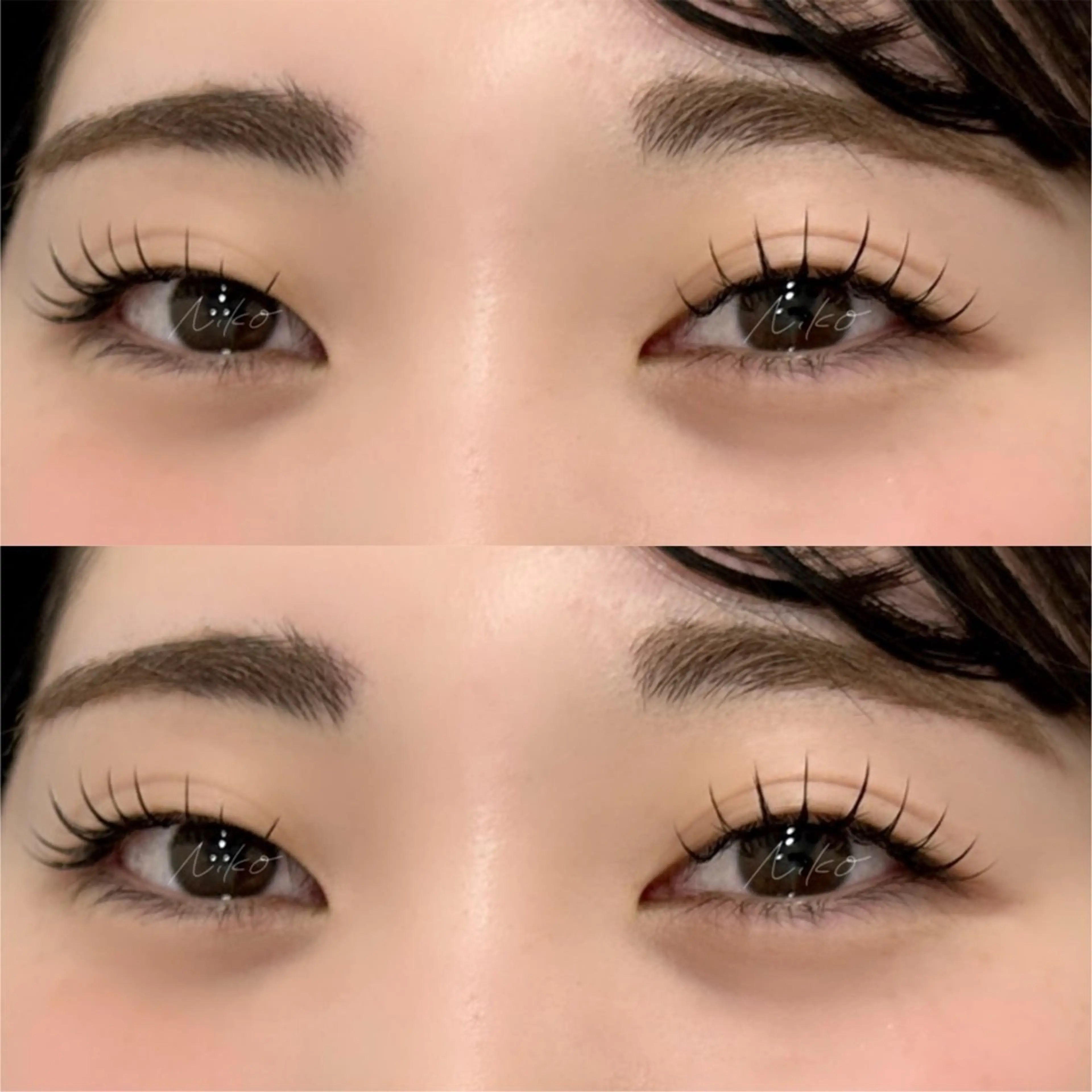 マツエク・マツパ フラットラッシュ マツエク ꒰ Niko ꒱ marikaの眉毛・アイブロウイメージ