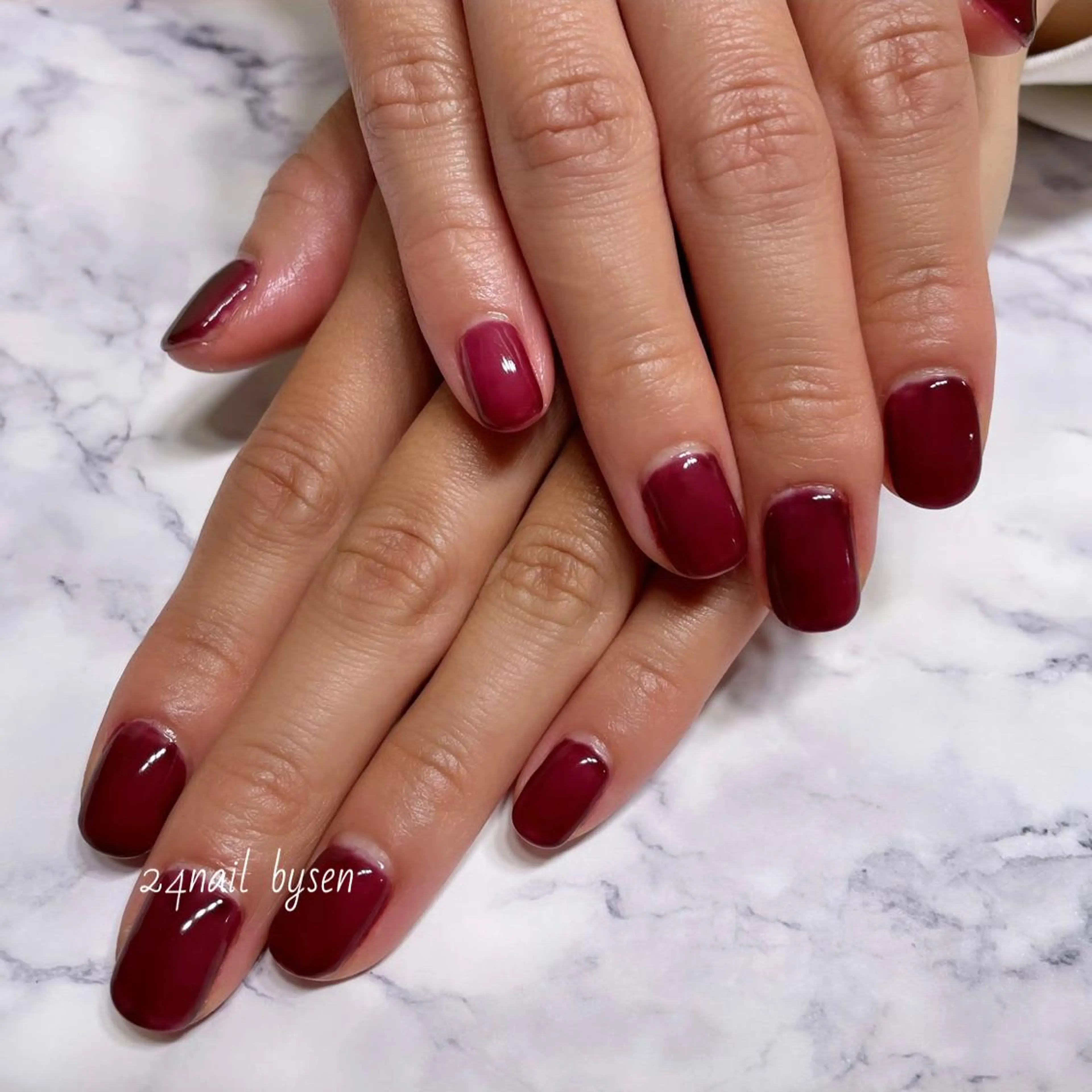 ネイル ワンカラーネイル ハンドネイル Atelier by 24nail/Ayaのネイルデザイン