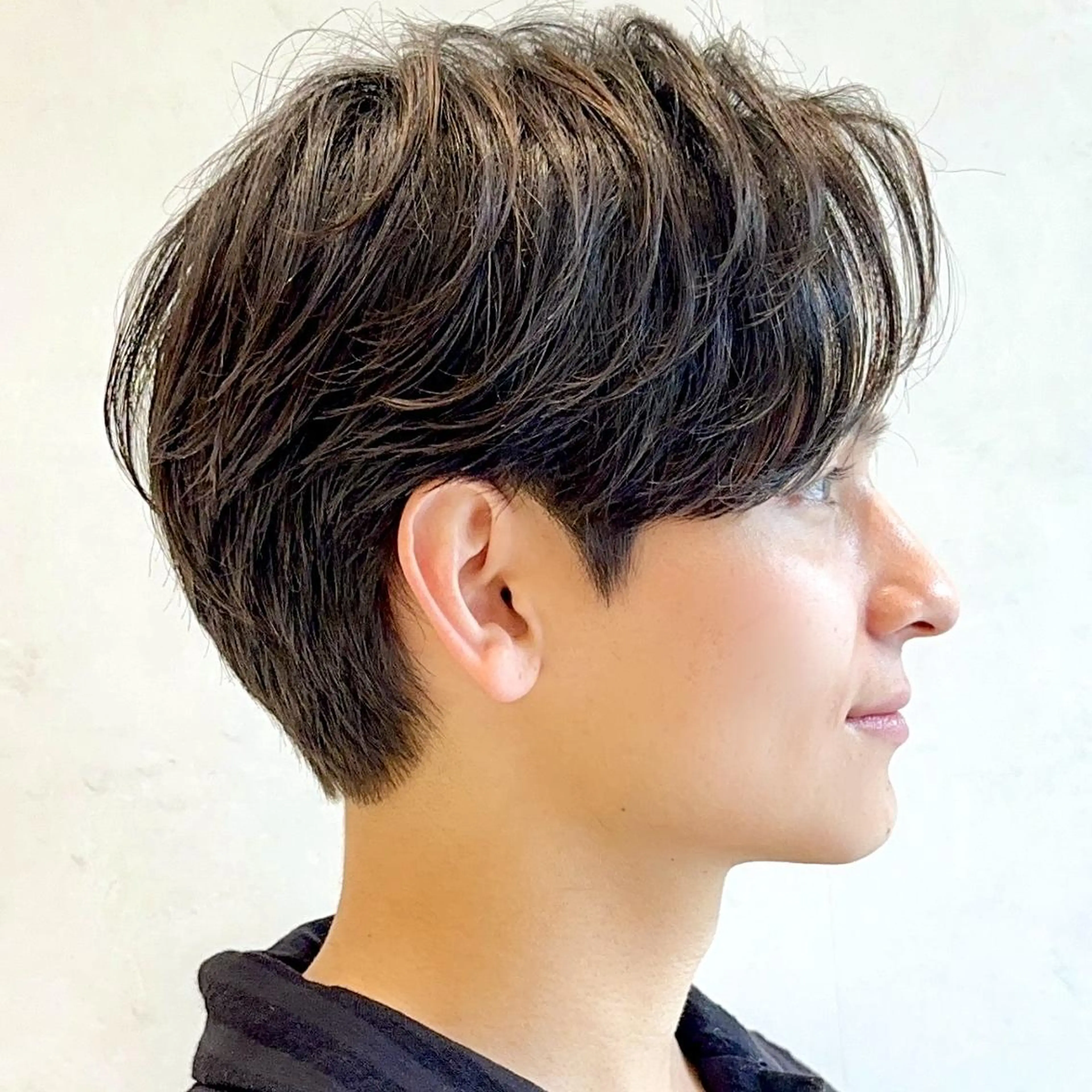 メンズ センターパート マッシュ メンズパーマ メンズカット/ センターパートkiiのヘアスタイル