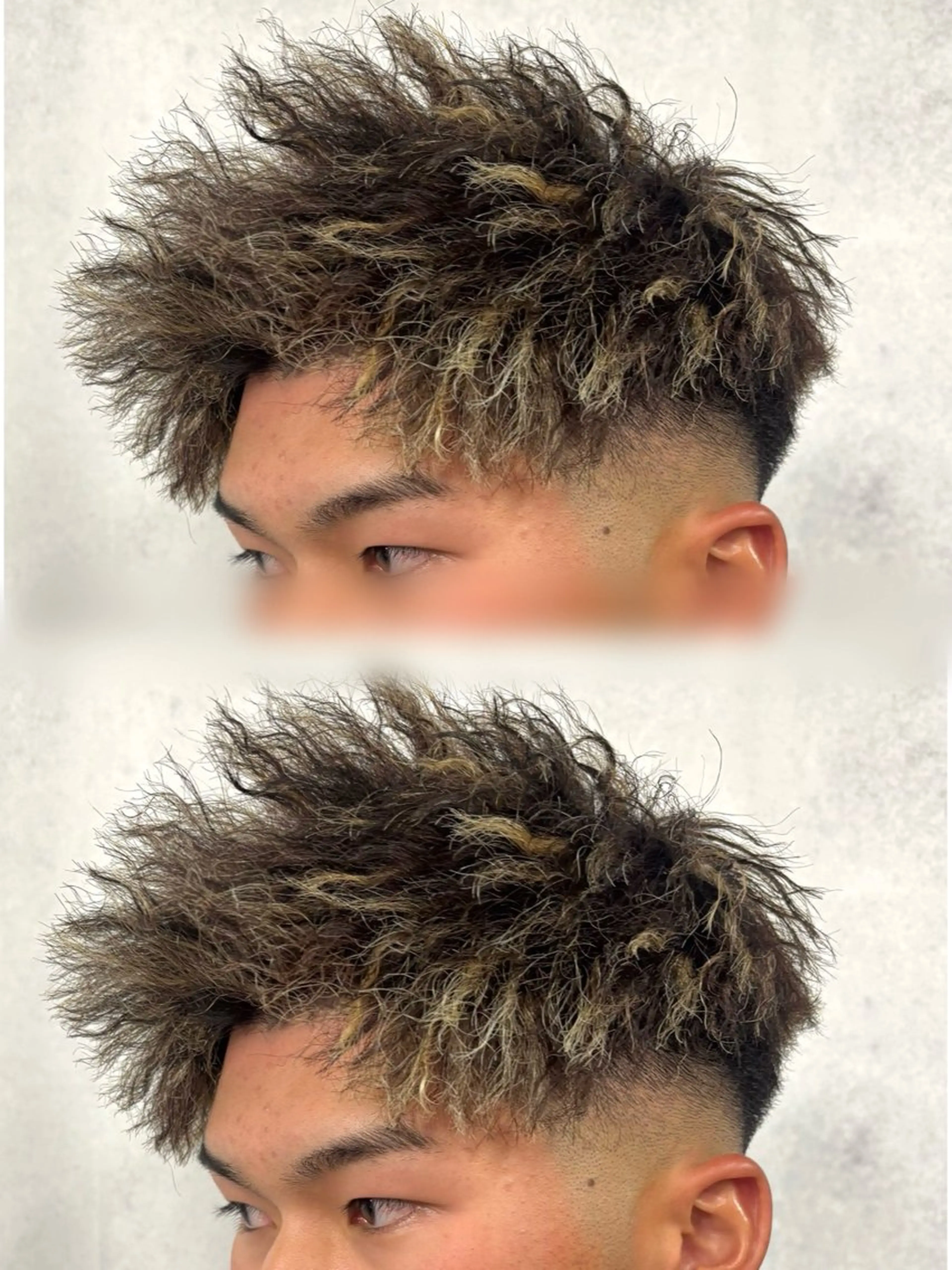 ショート パーマ メンズ フェードカット カット パーマ メンズサロンロス【LOSS】所属・メンズパーマ/新潟駅 NOBUTA🔥のヘアスタイル