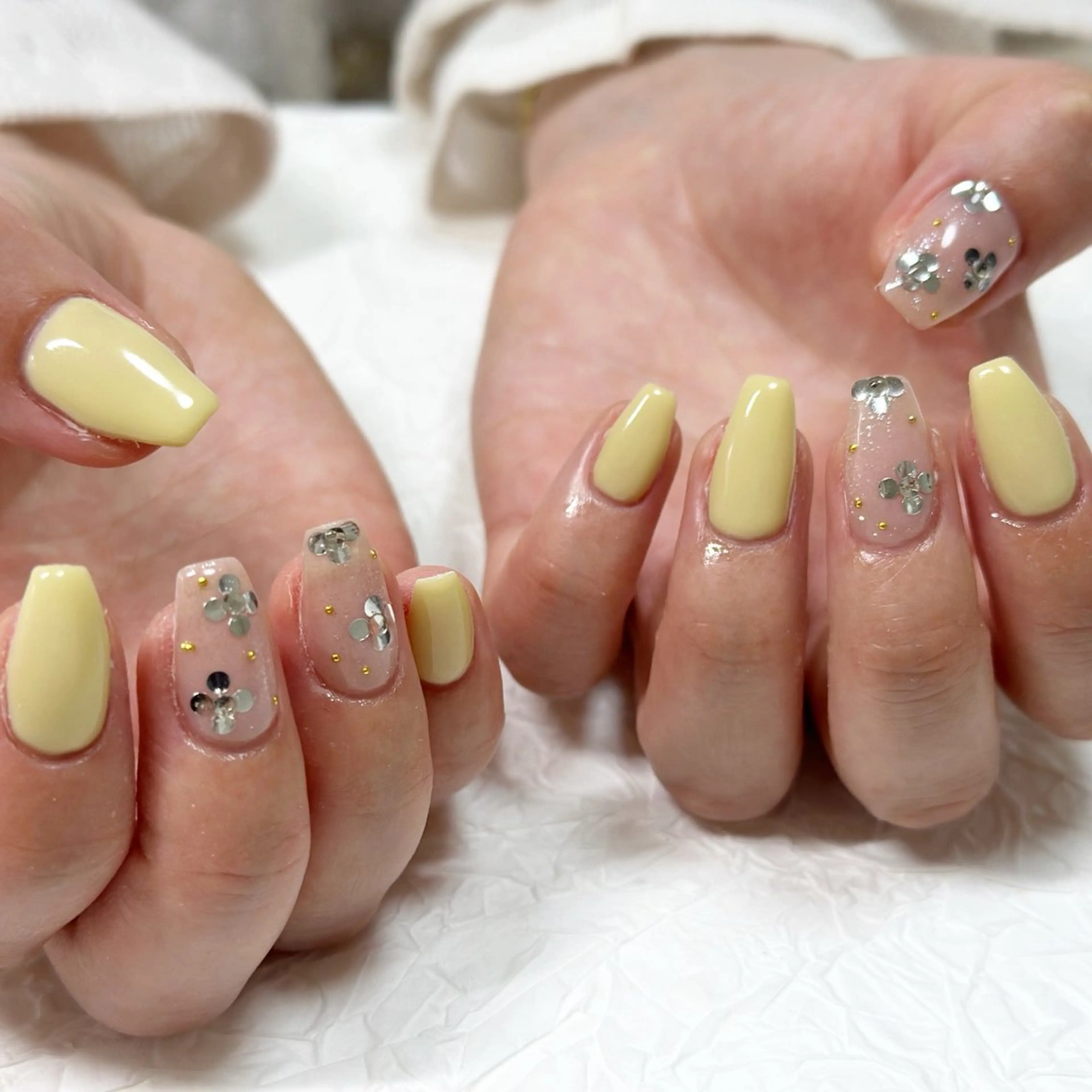 ネイル アートネイル ラメ(グリッター) 春ネイル 夏ネイル ♡Nailist yui♡のネイルデザイン