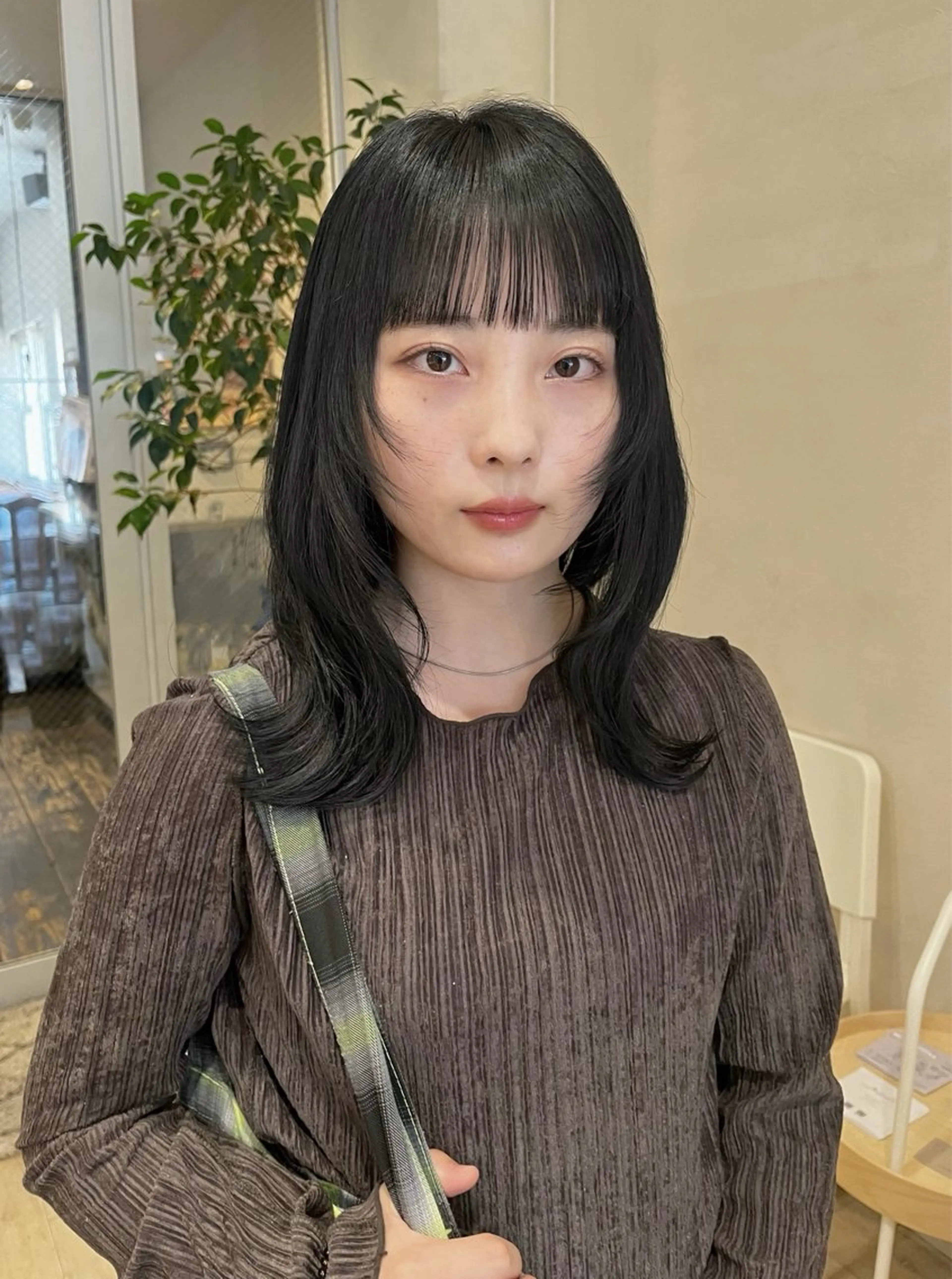 セミロング カラー カット ヘアカラー トリートメント nakahara madokaのヘアスタイル