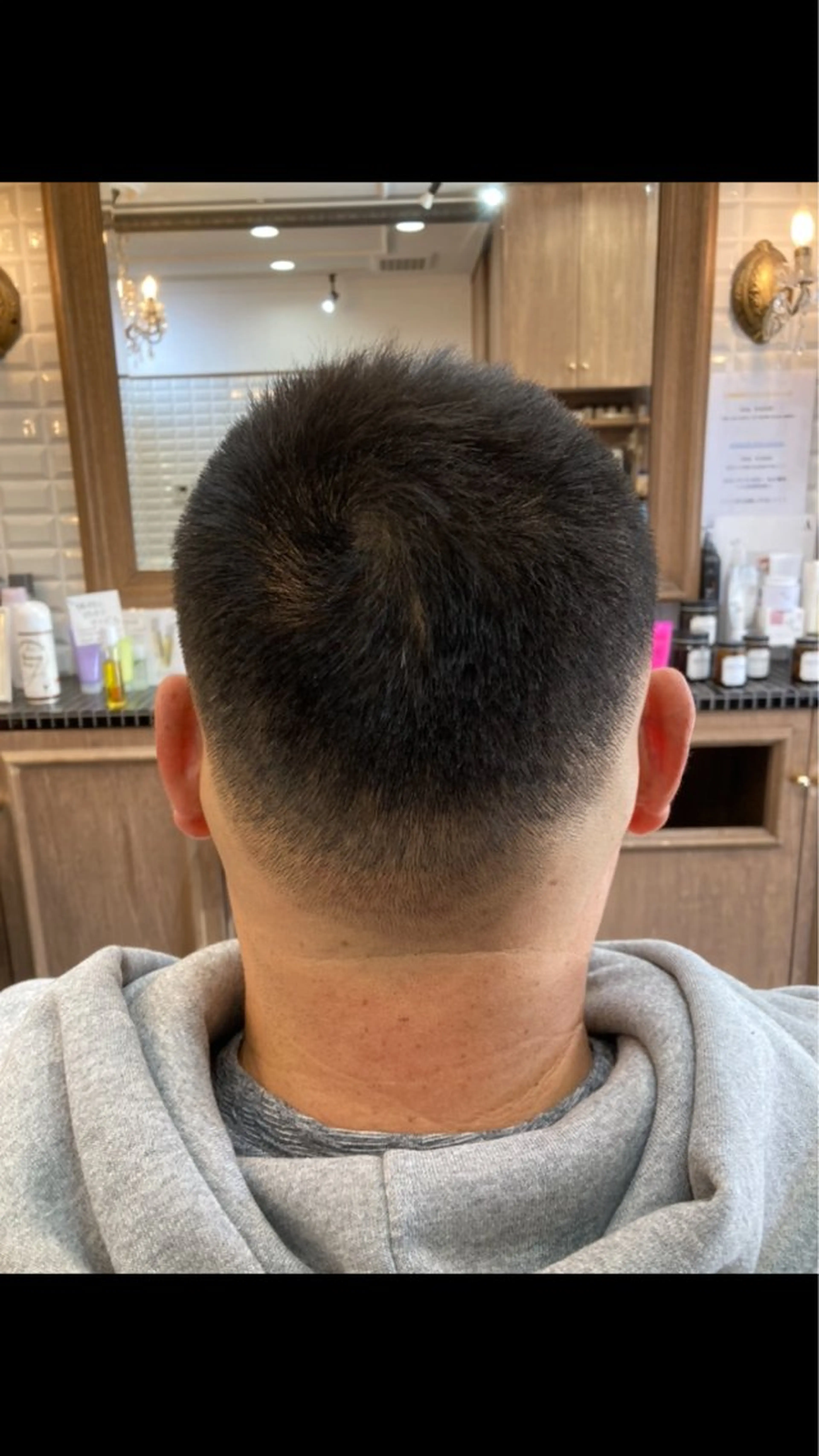 ショート メンズ フェードカット モヒカン スキンフェード ルピナス中田店長 山口大地のヘアスタイル