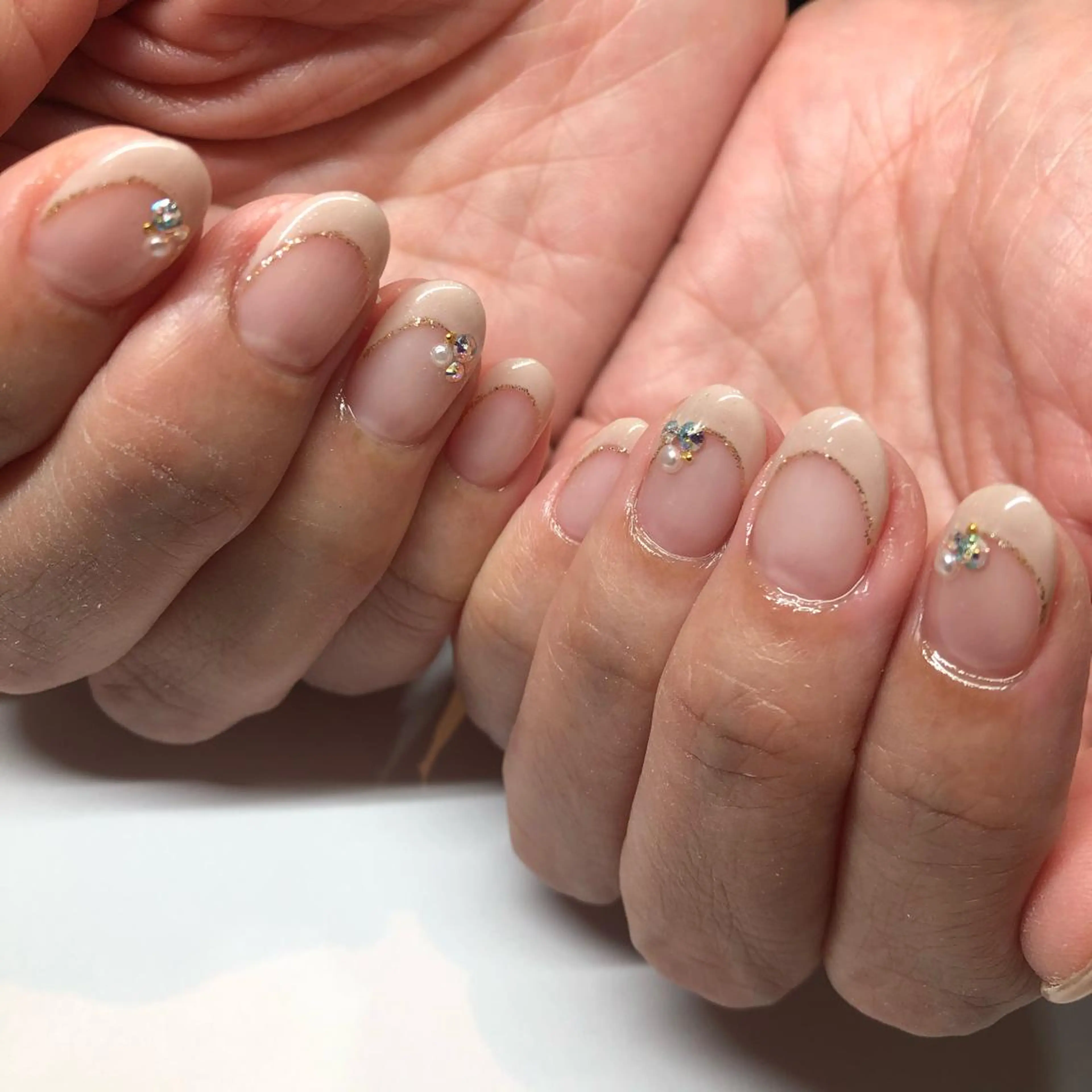 ネイル フレンチネイル Nail Studio  Coco  Rire所属・丸岡 由奈のネイルデザイン