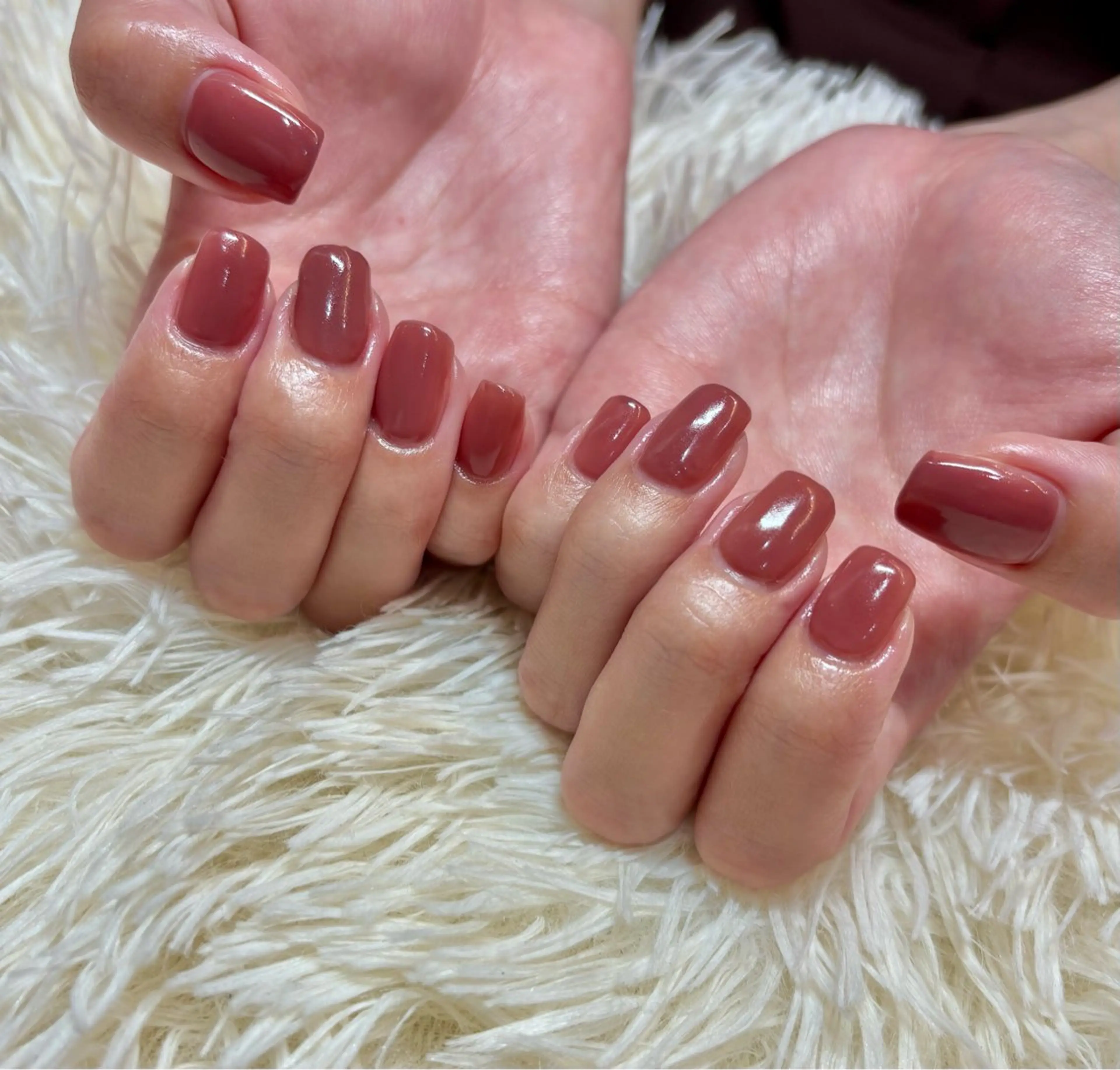 ネイル ブラウン ハンドネイル パラスパガーデン ♡齊藤歩のネイルデザイン