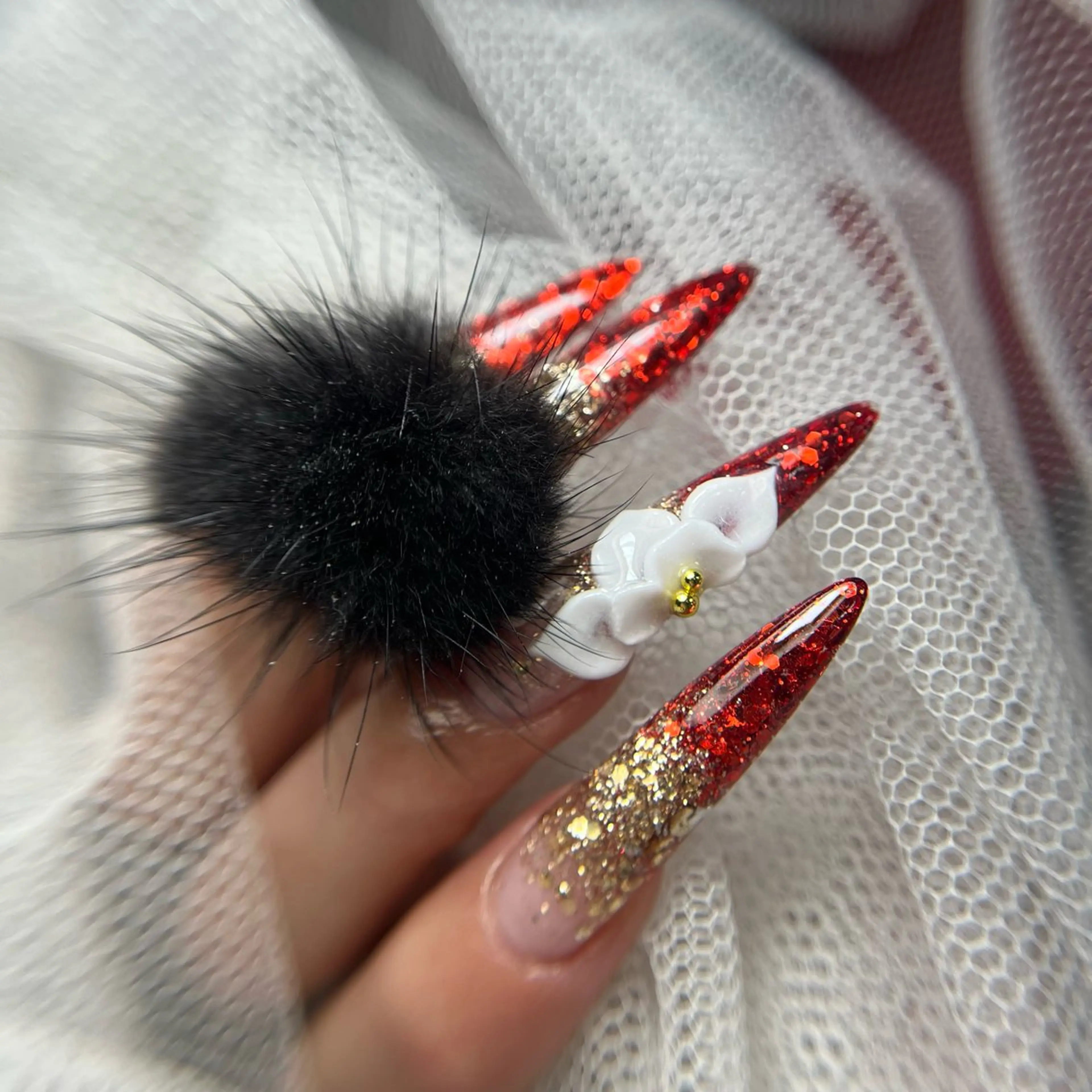 ネイル 成人式 makana nail所属・makananail anjyuのネイルデザイン