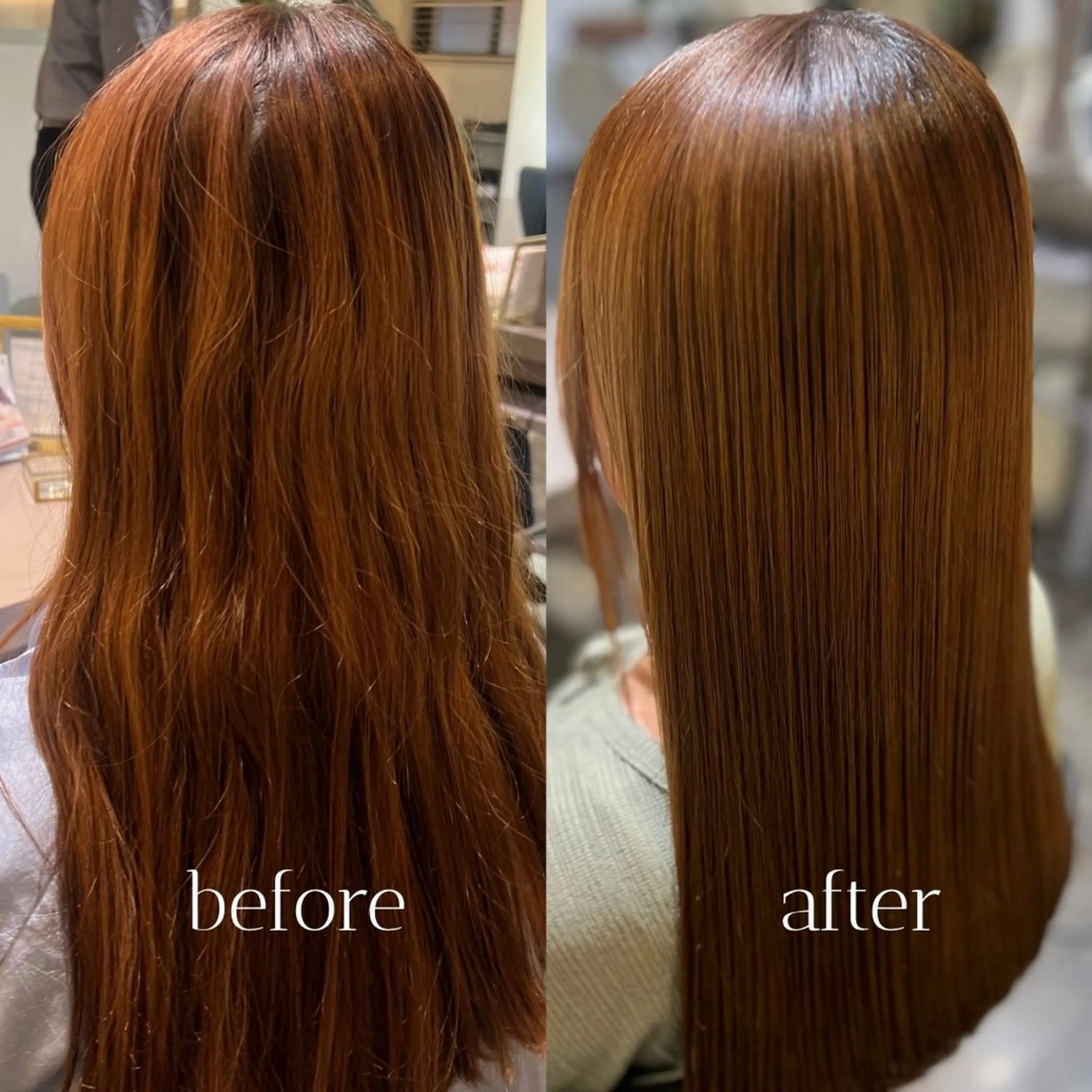 ロング 縮毛矯正 カット 縮毛矯正 トリートメント 岡野 真歩のヘアスタイル