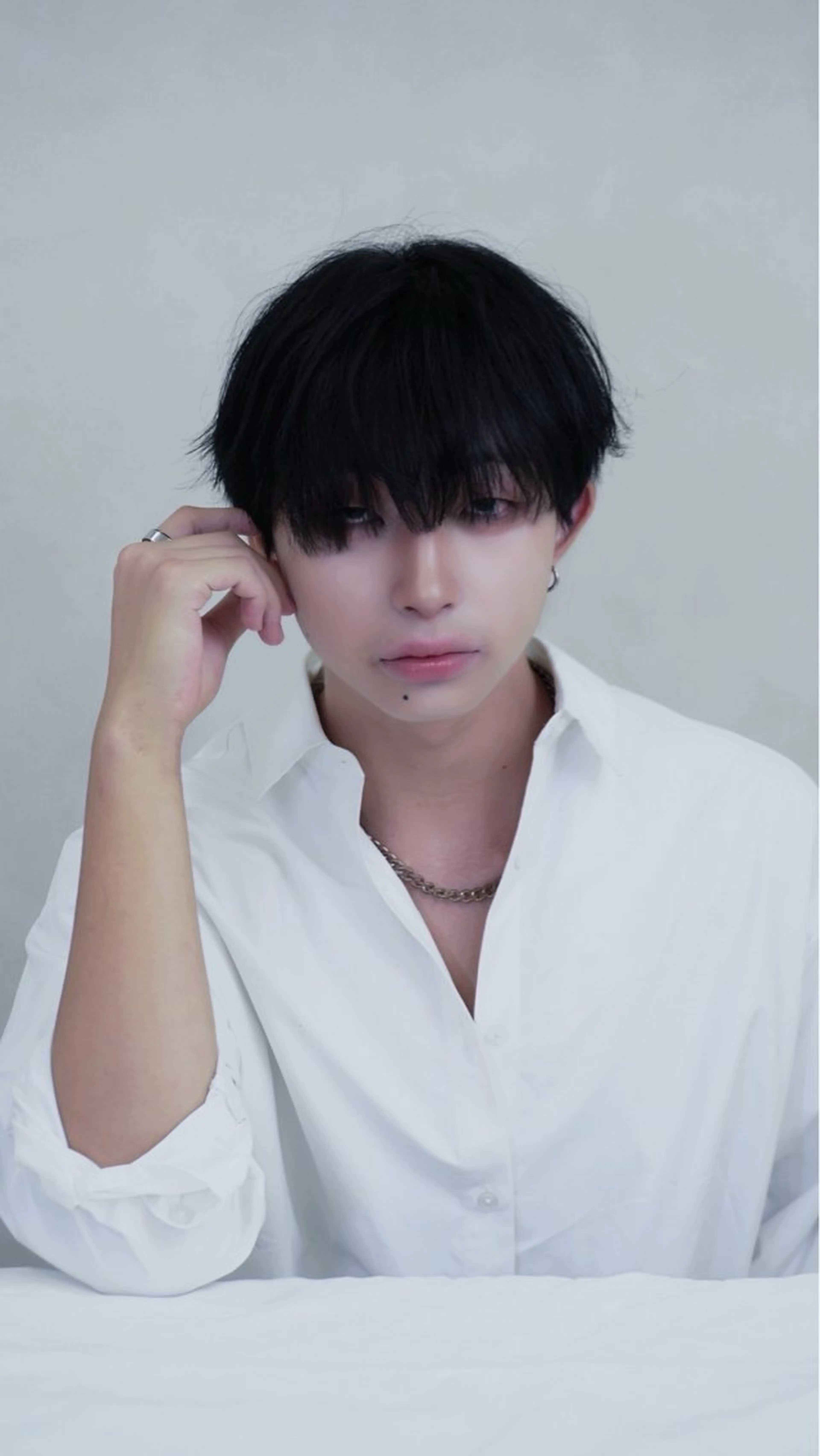 ショート メンズ マッシュ ヘアセット 神農 慶のヘアスタイル